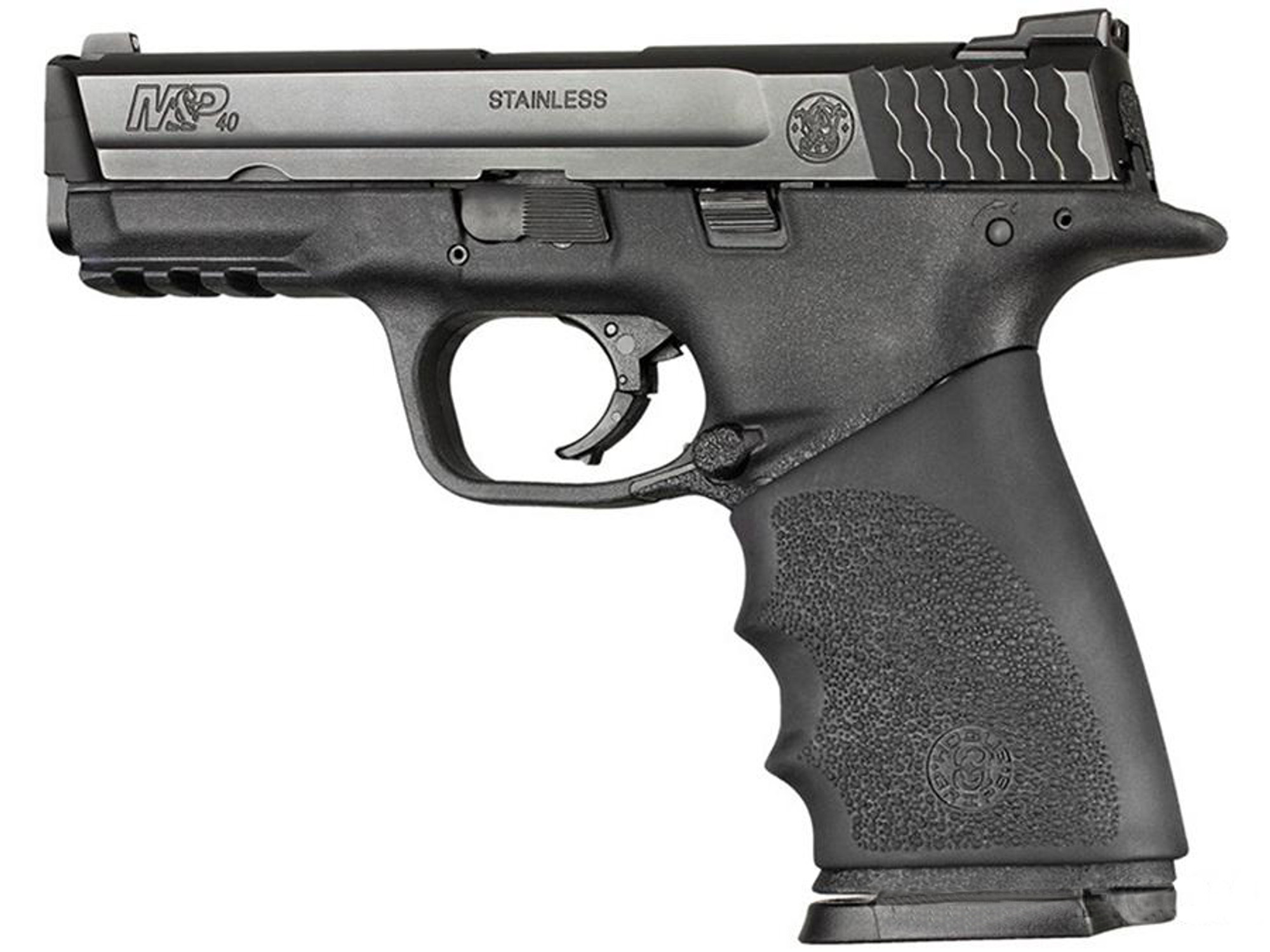 Hogue Handall Hybrid Grip Sleeve (Color: Black / Model: S&W M&P 9MM, 40S&W, 357SIG)