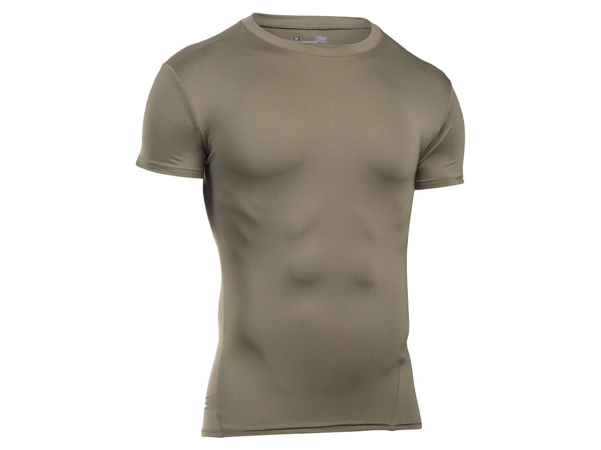 Under Armour Men's Tactical Heatgear® Compression Short Sleeve T-Shirt - Federal Tan (Size: X-Large)