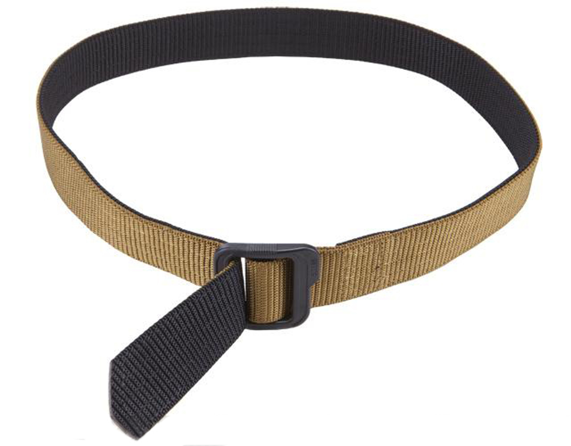 5.11 Tactical 1.5" Double Duty TDU Belt - Coyote / Black (Size: Small)