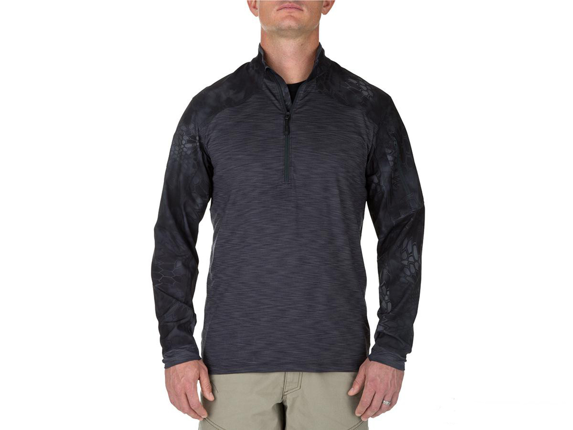 5.11 Tactical Rapid Half Zip Combat Shirt with Kryptek Sleeves