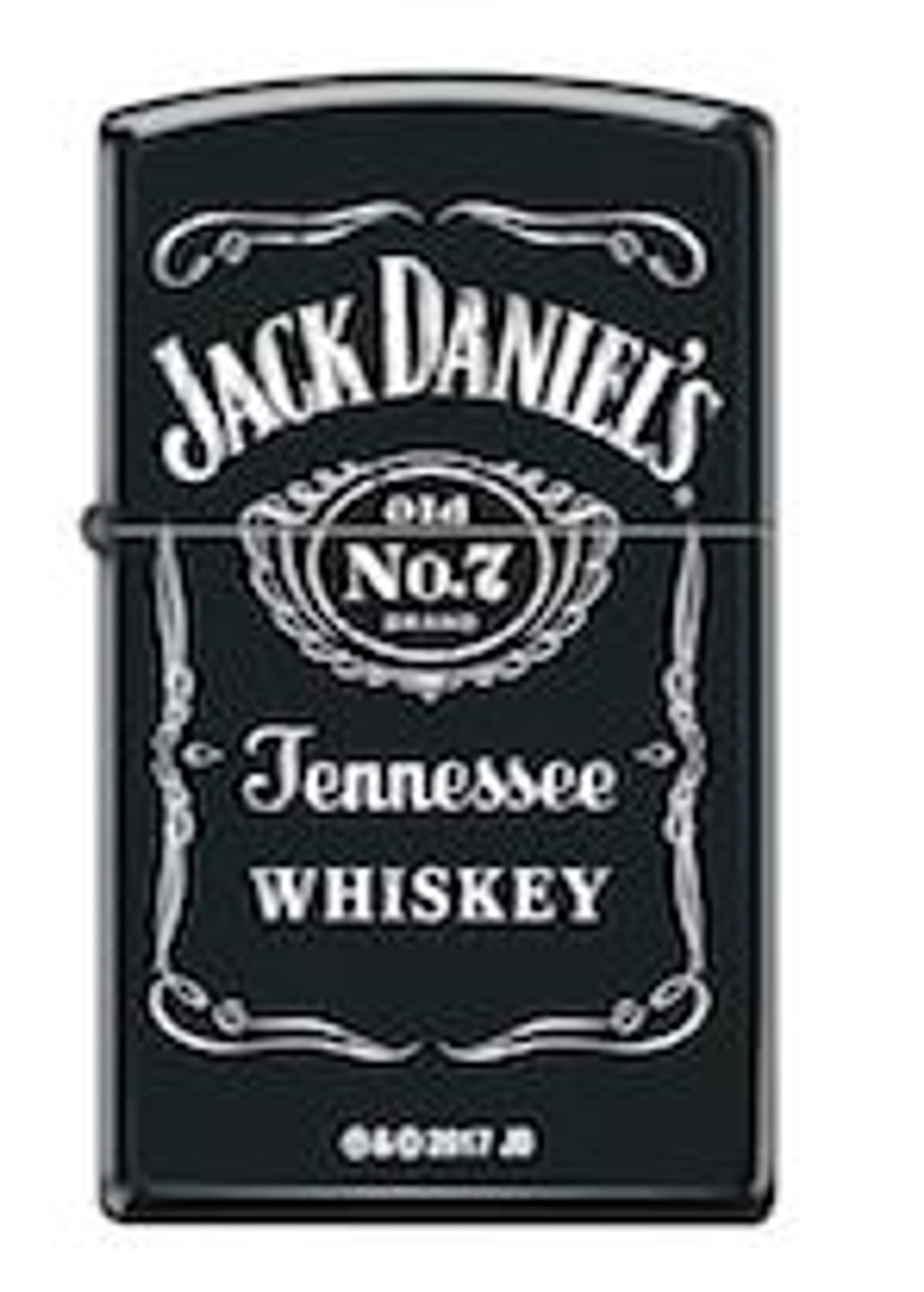 Zippo 35809 Jack Daniels - White on Black