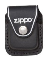 Zippo LPCBK Leather Lighter Clip Pouch - Black