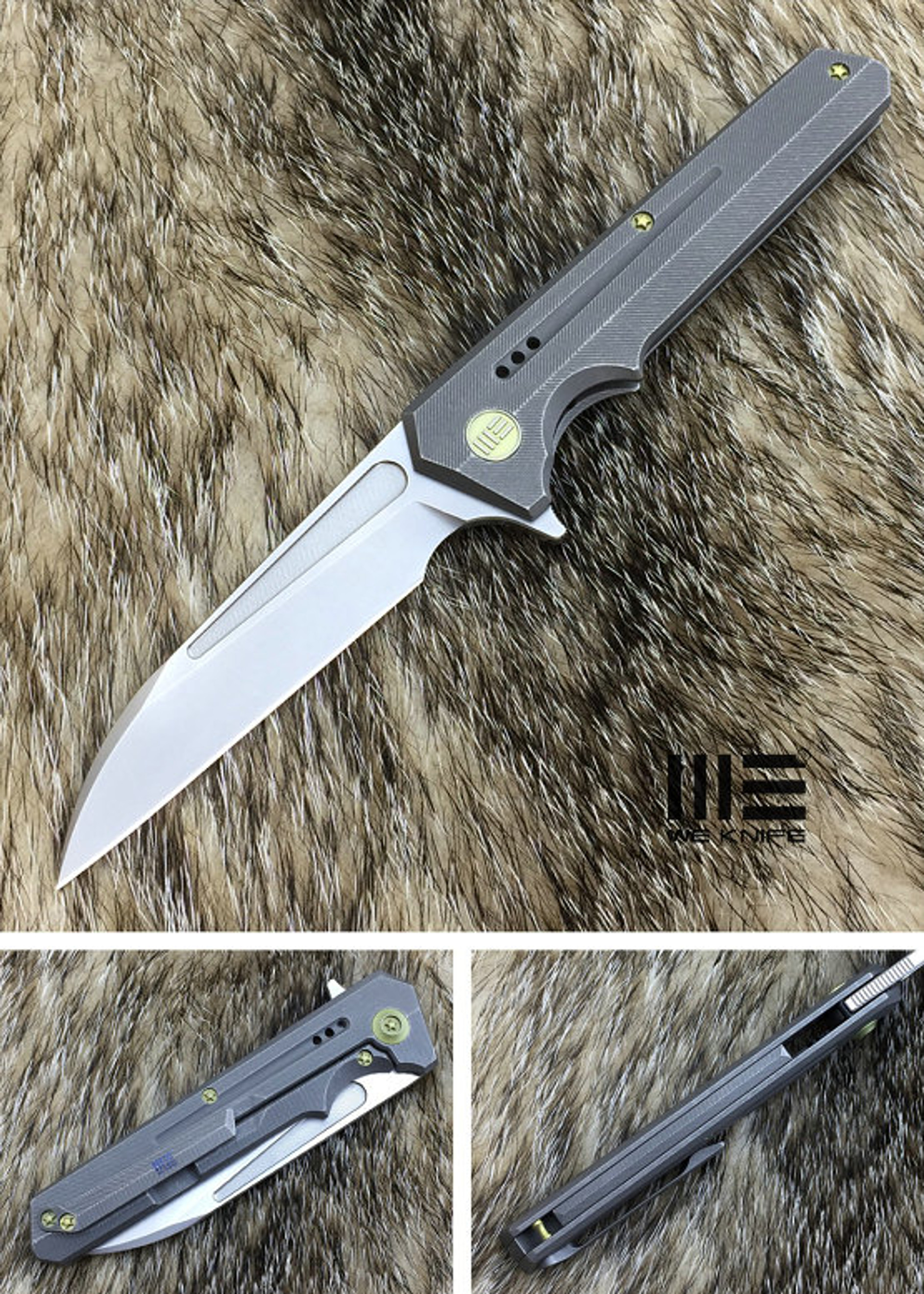 WE Knife 705C Talon M390 Titanium Framelock Grey