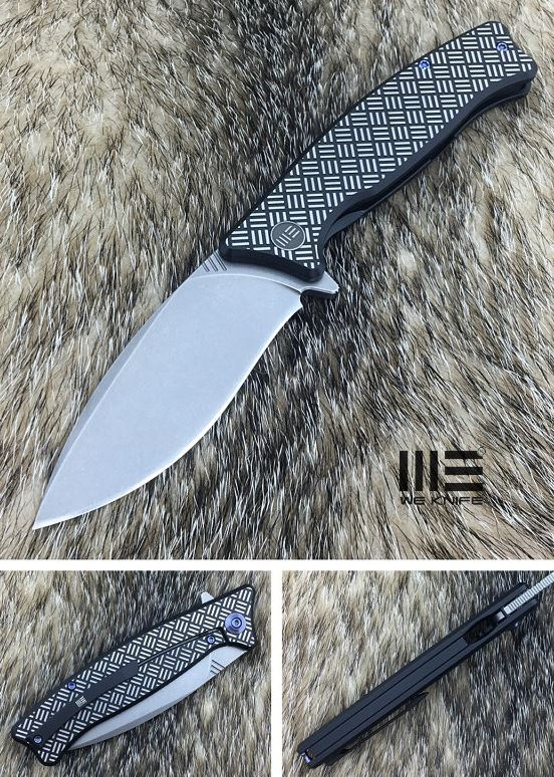 WE Knife 712F Balaenoptera M390 Titanium - Black