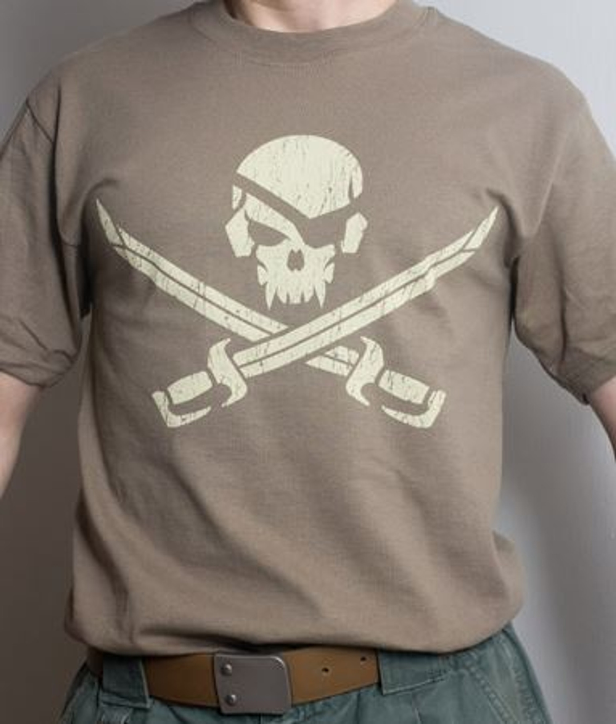 Mil-Spec Monkey Shirt - Pirateskull Brown
