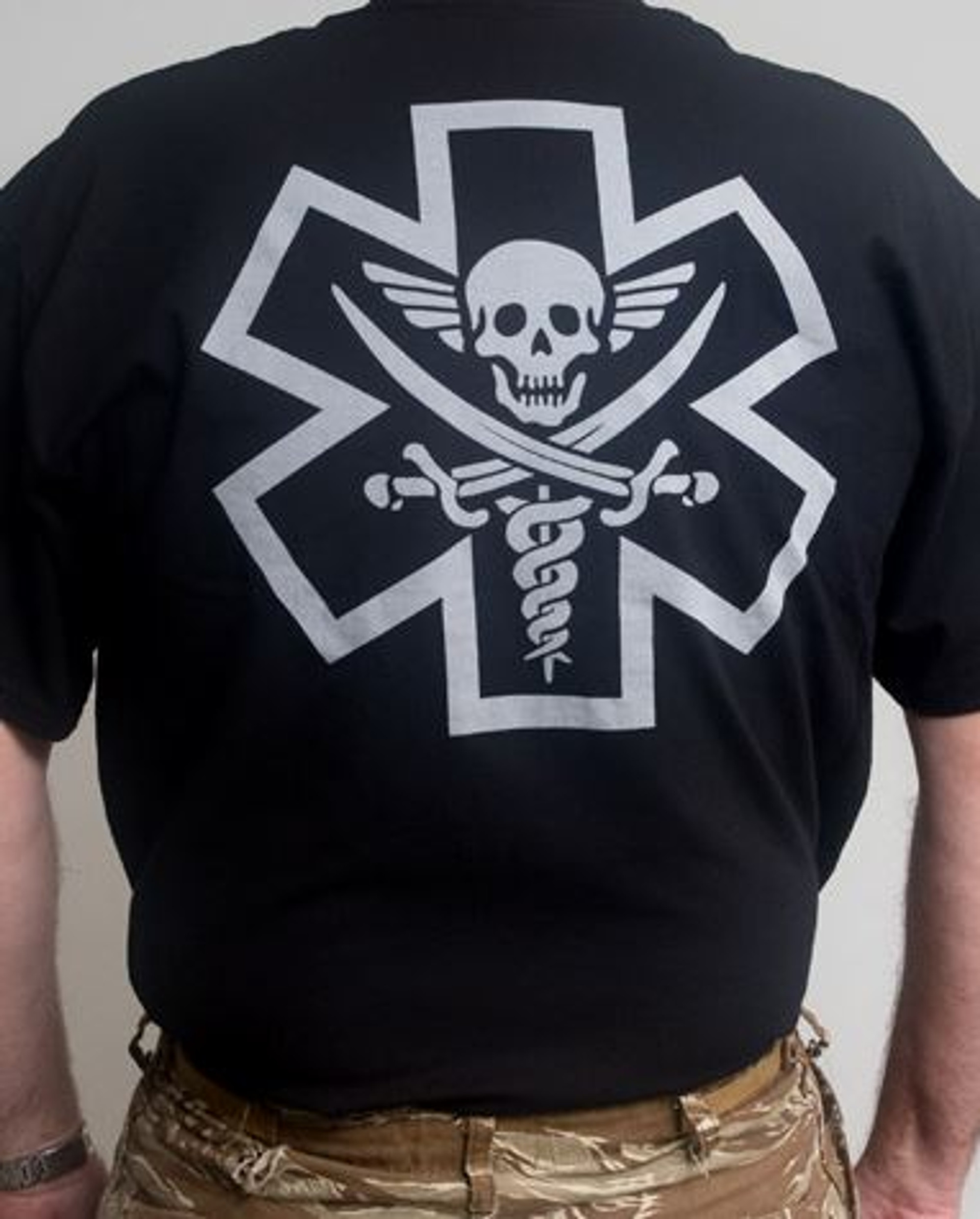 Mil-Spec Monkey Shirt - Tac-Med Pirate Black
