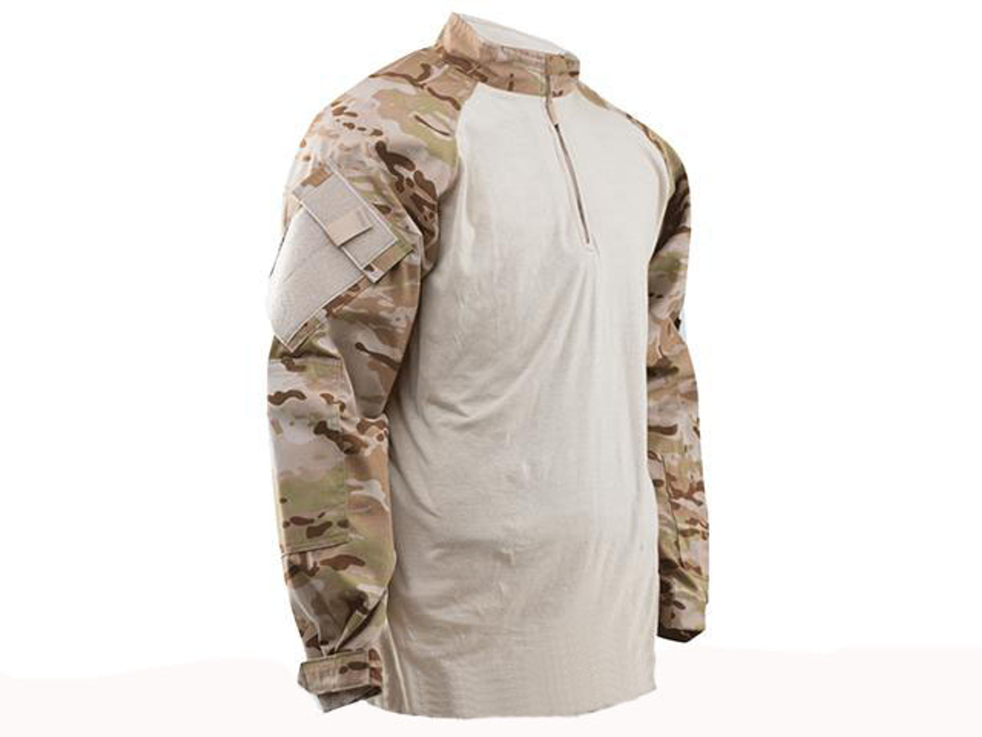 Tru-Spec Tactical Response Uniform 1/4 Zip Combat Shirt - Multicam Arid (Size: Large)