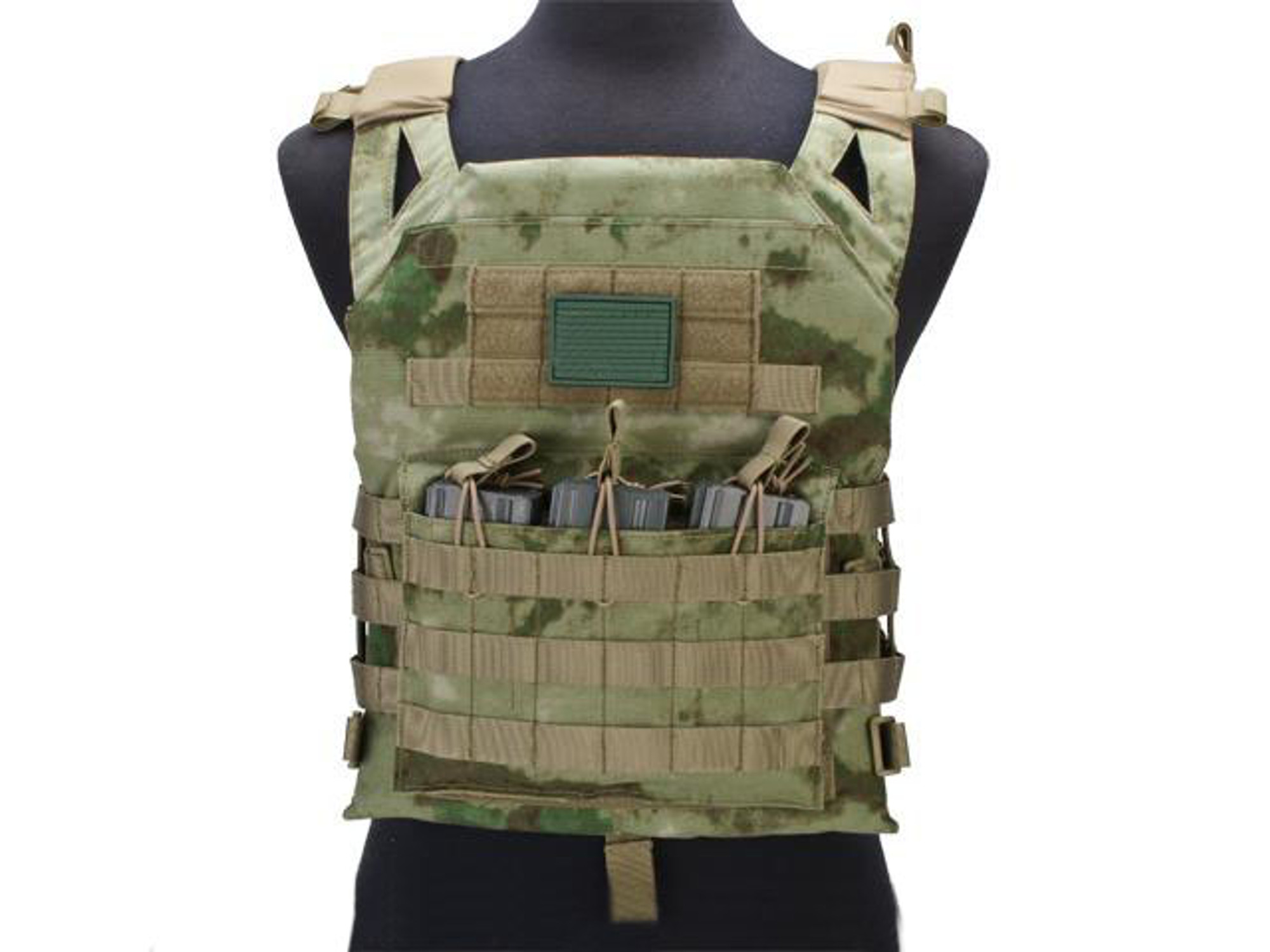 Avengers Compact Operator Airsoft High Speed JPC Plate Carrier (Color: Arid Foliage / X-Large)