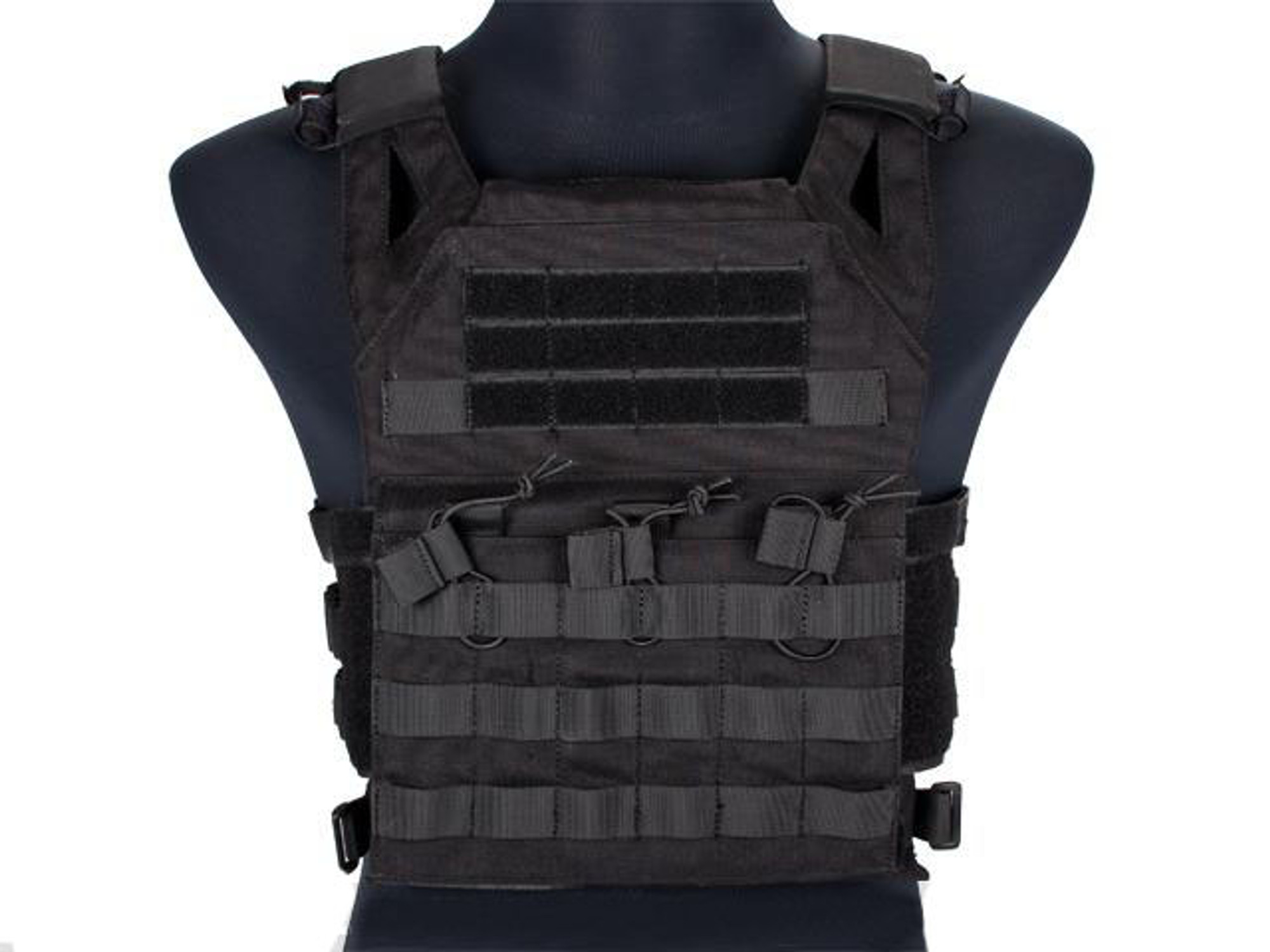 Avengers Compact Airsoft High Speed JPC Plate Carrier (Color: Black / Adult)