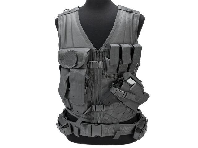NcStar VISM Tactical Vest - Urban Gray