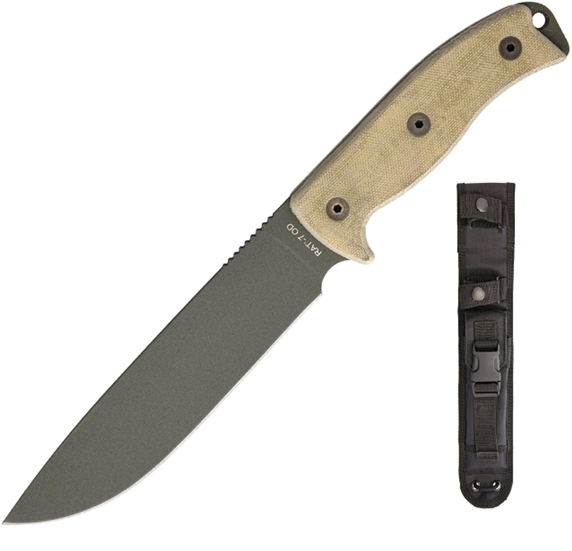 OKC 8692 RAT7 1095 MOLLE Compatible Sheath- OD Green