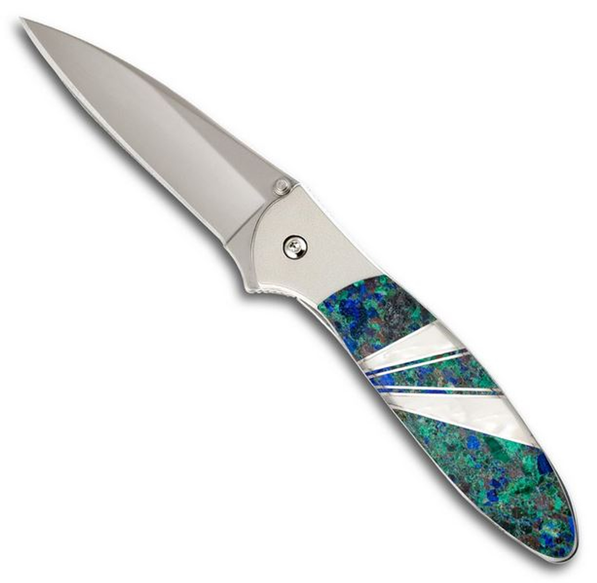 Santa Fe Stoneworks Kershaw Leek - Azurite/MOP