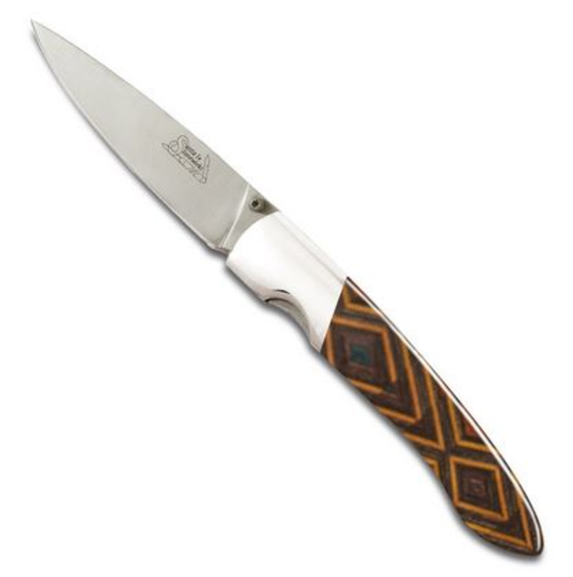 Santa Fe Stoneworks Linerlock - Kaleidoscope Diamond