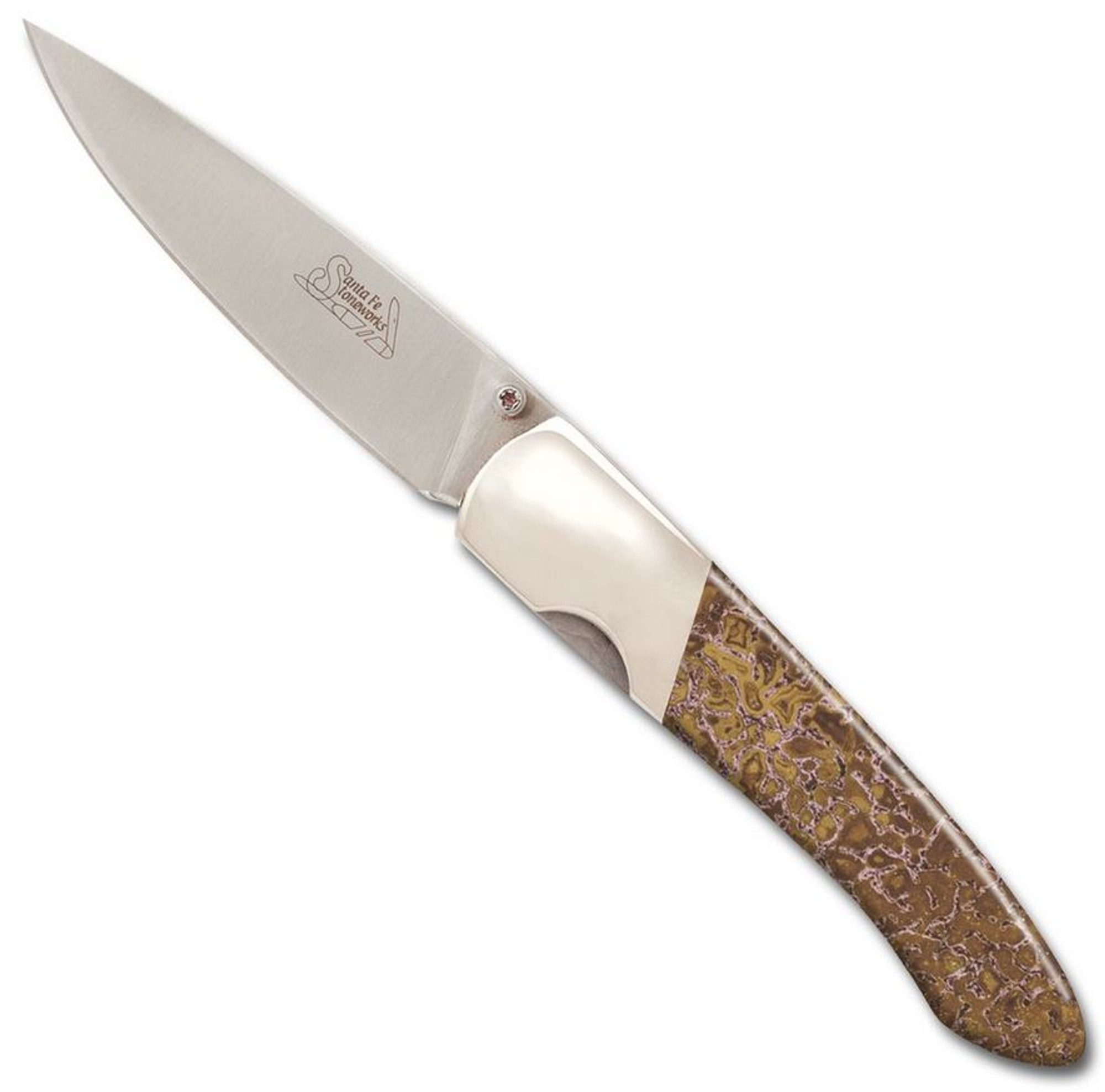 Santa Fe Stoneworks Linerlock Folder - Mammoth Bone