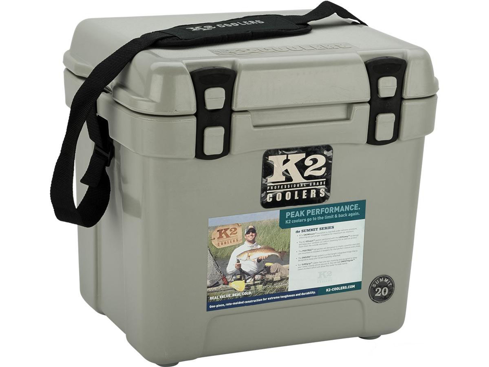 K2 Coolers Summit 20 Ice Chest (Color: Steel Grey)