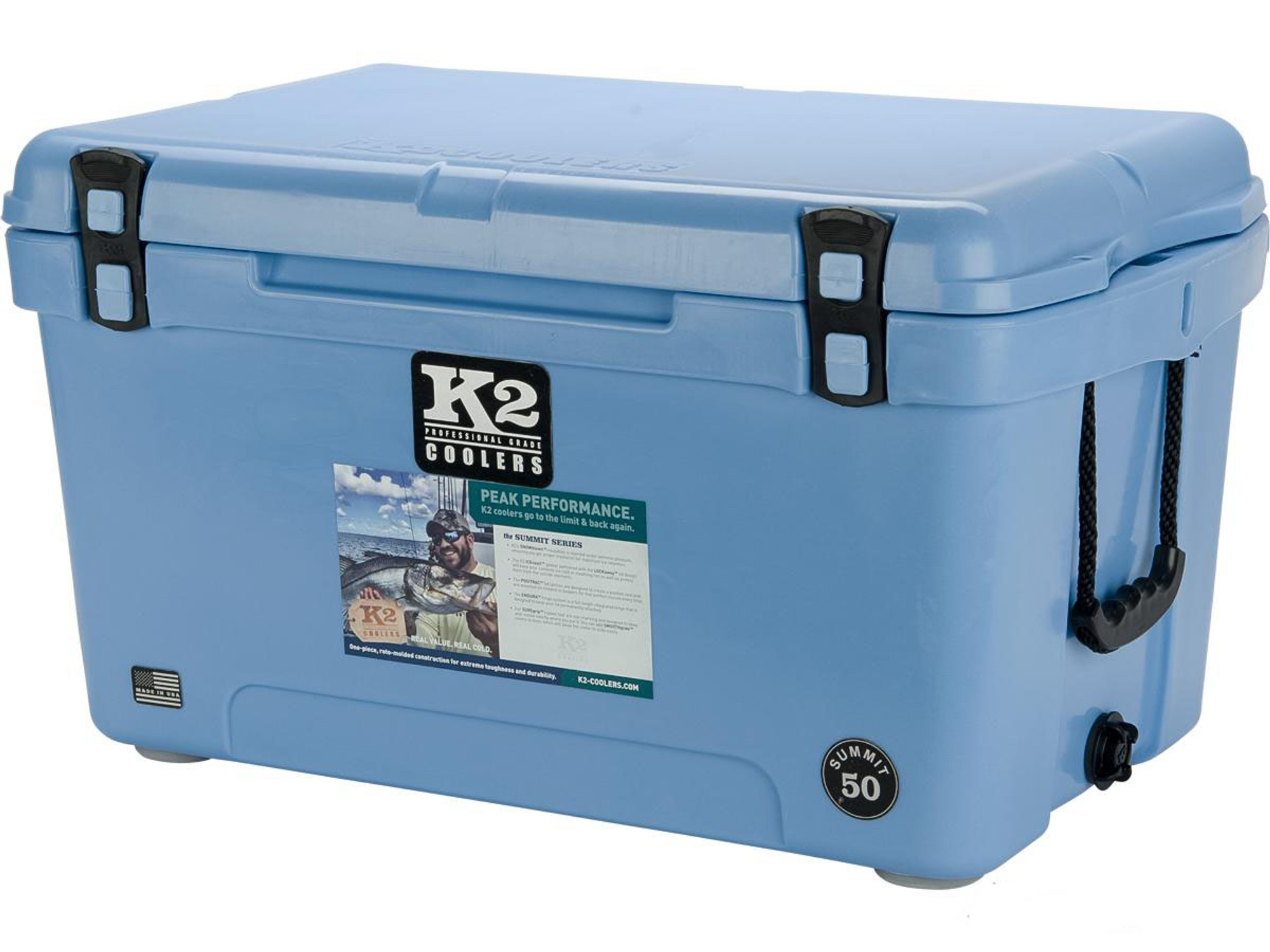 K2 Coolers Summit 50 Ice Chest (Color: Cool Blue)