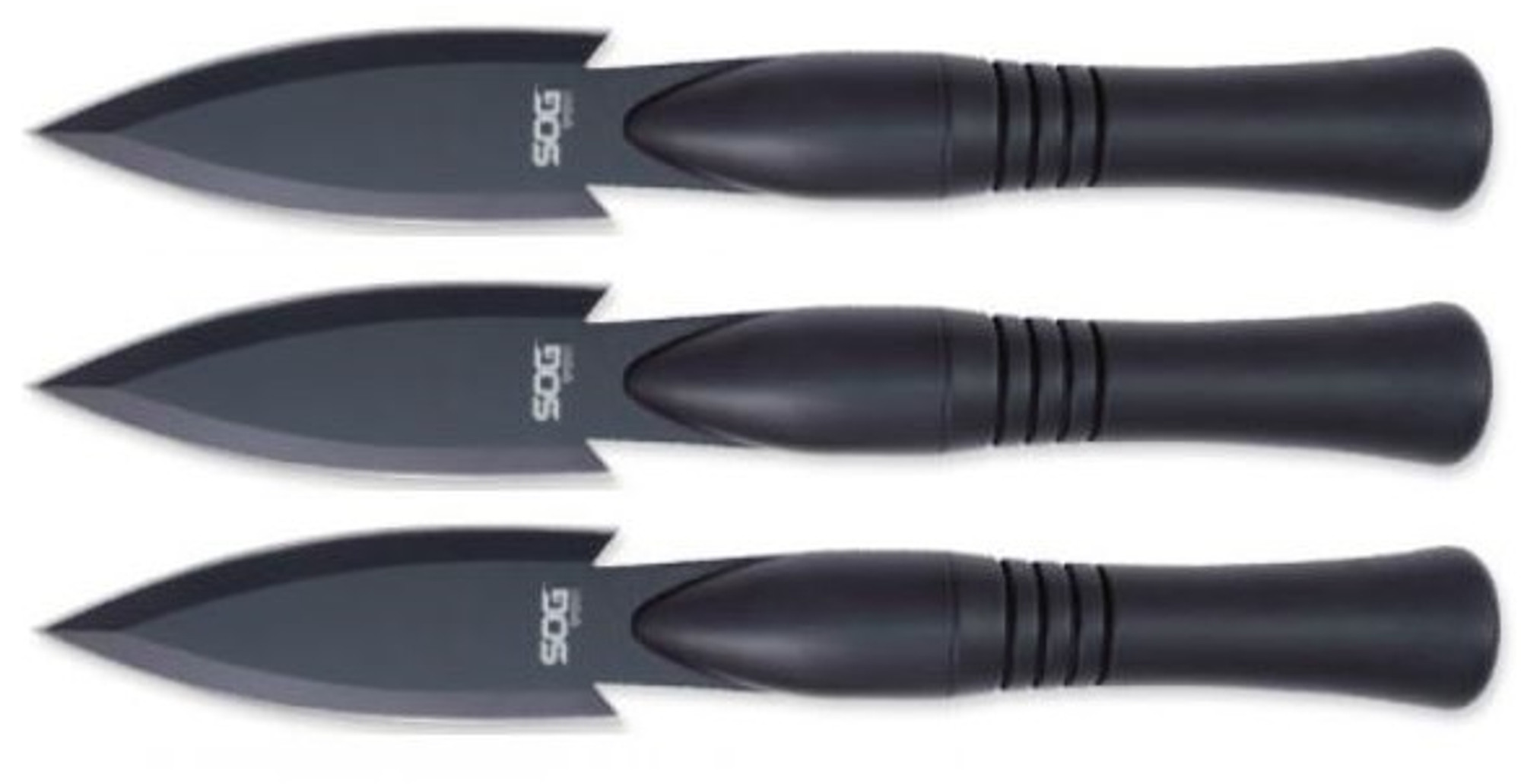 SOG FS01 Spirit Spear Head Thrower Triple Pack w/ 3 Sheaths