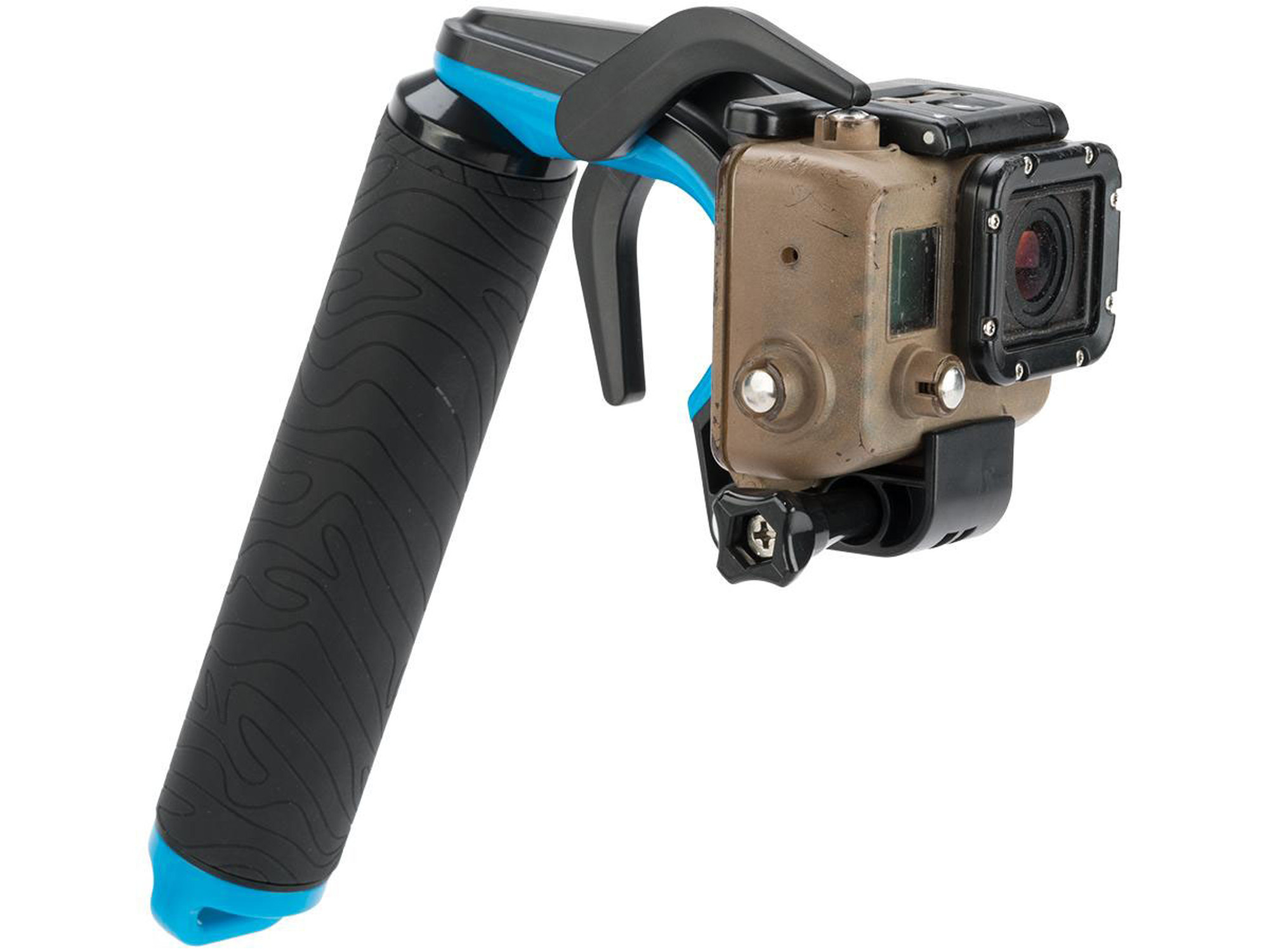 TMC P1 Trigger Grip for GoPro Hero3+ and Hero4 Action Cameras (Color: Blue)