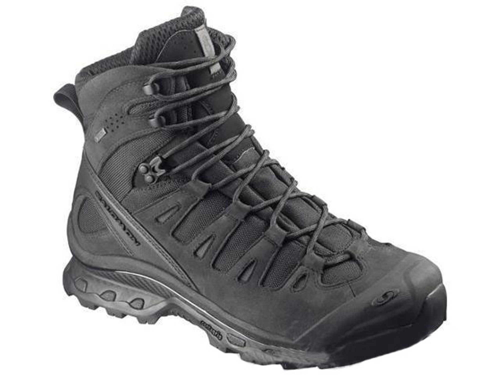 Salomon Quest 4D GTX® Forces Tactical Boots - Black / Asphalt (Size: 10)