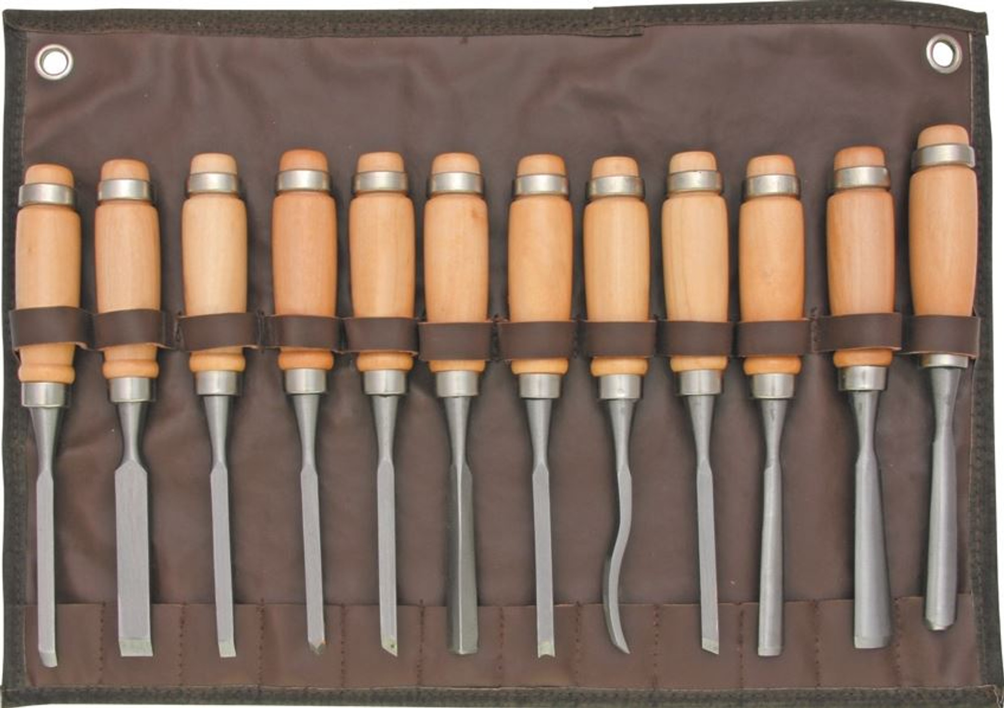 SteeleX 2227 12 Piece Carving Chisel Set