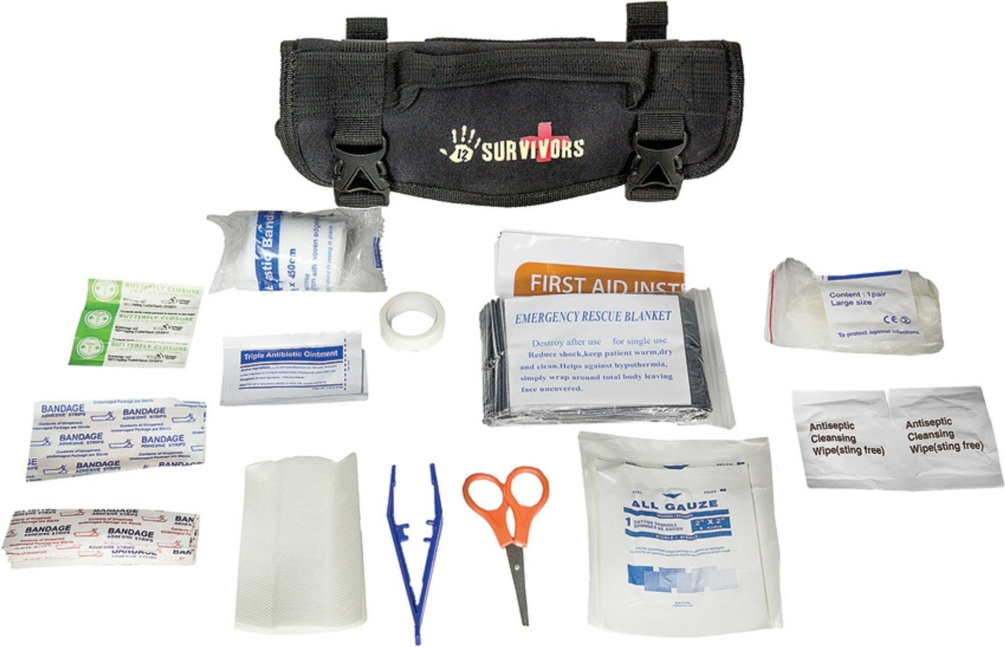 Mini First Aid Roll-up Kit