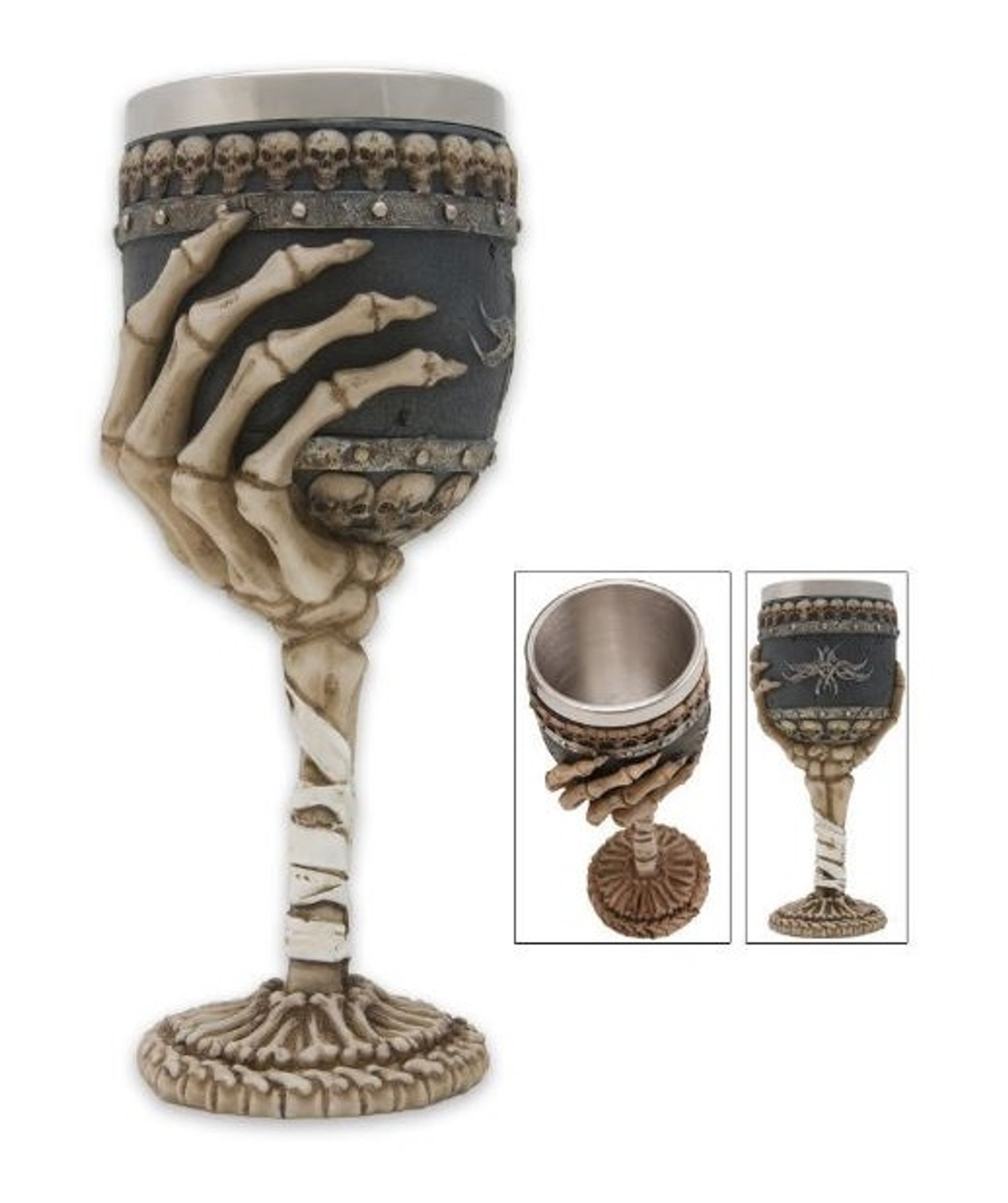 Wine Goblet Skeleton Hand