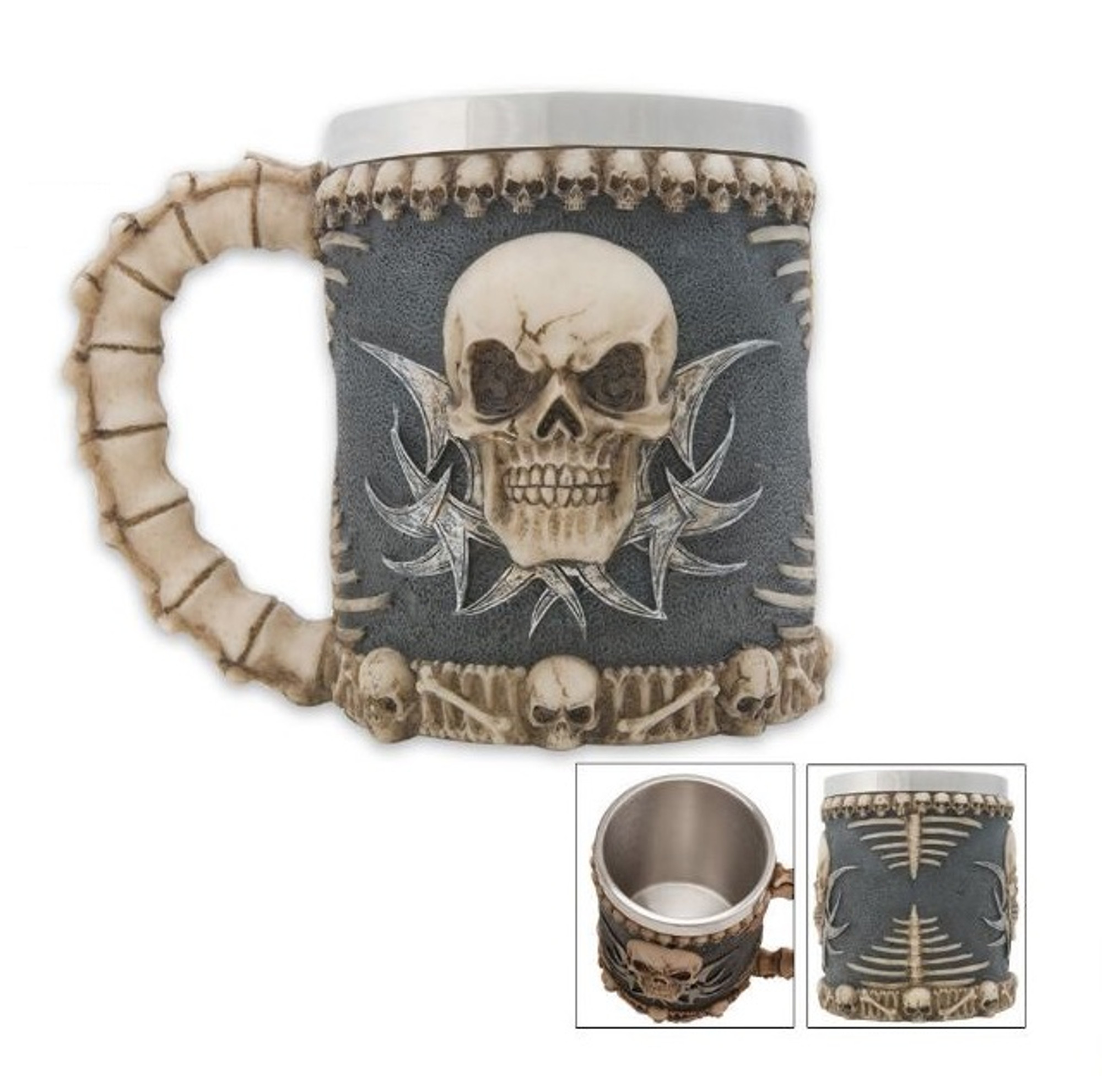 Tribal Skull Coffee Mug Tankard