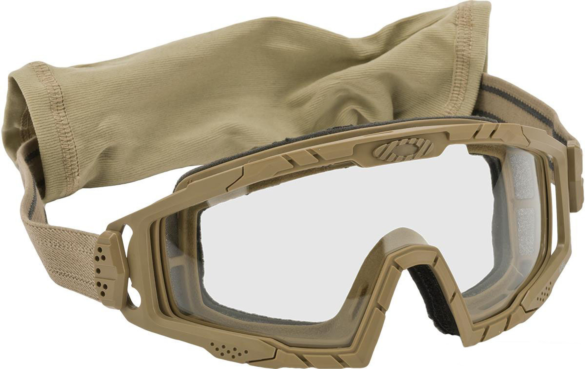 Oakley SI Ballistic Goggle 2.0 (Color: Terrain Tan / Clear,Grey)