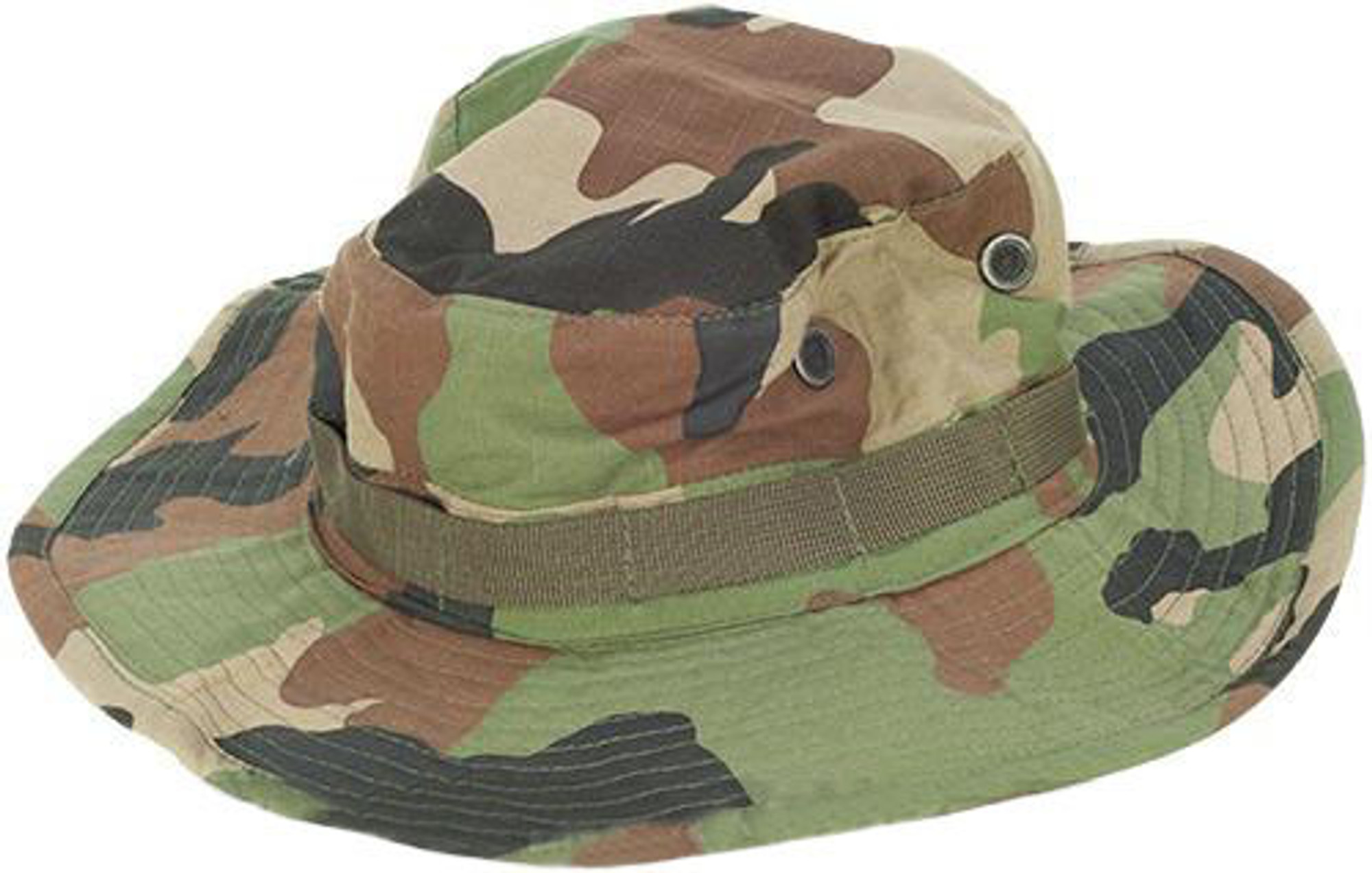 Matrix Lightweight Rip Stop Jungle Boonie Hat (Color: Woodland Camo / Small)