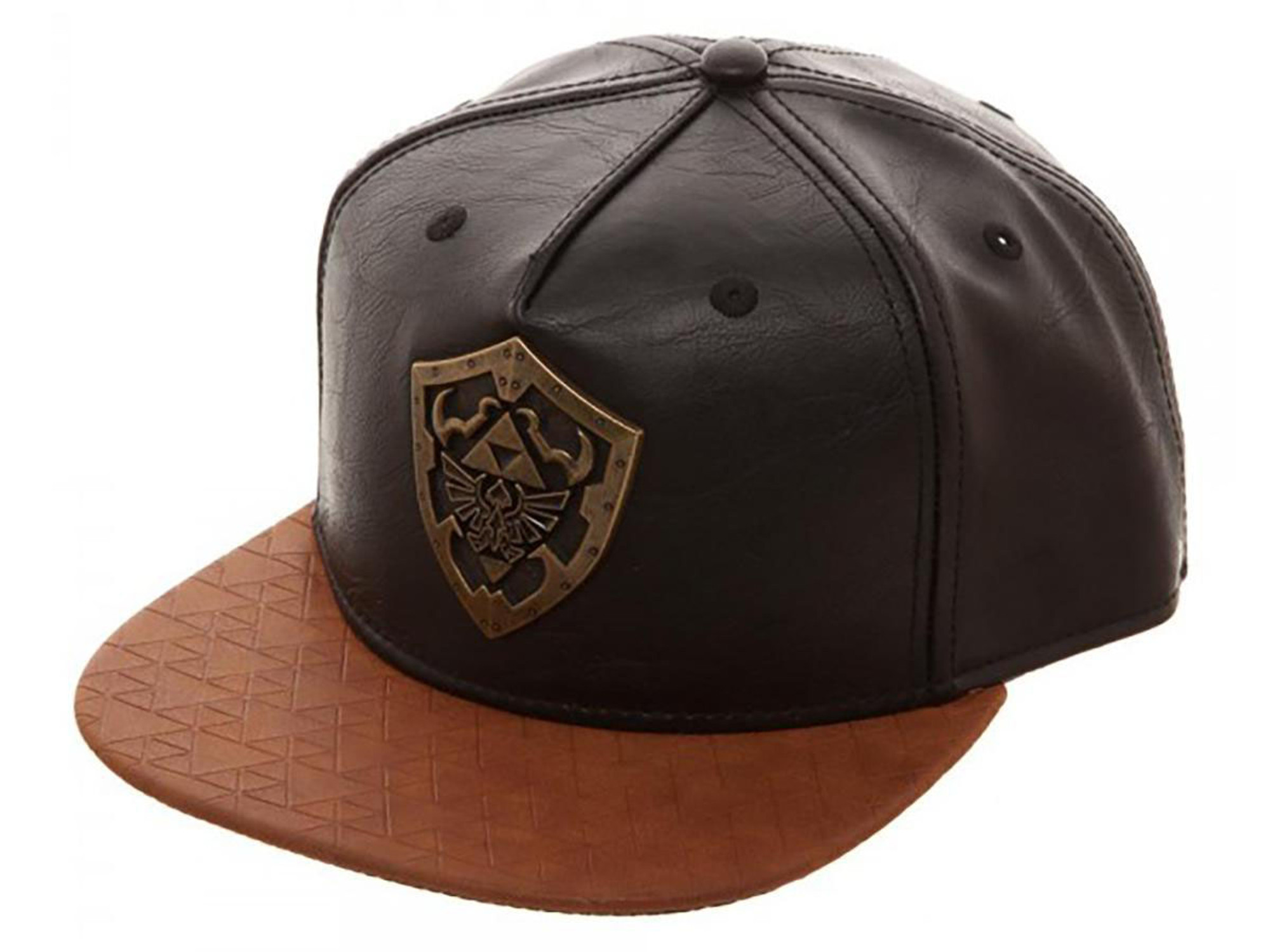 Zelda Metal Shield PU Snapback