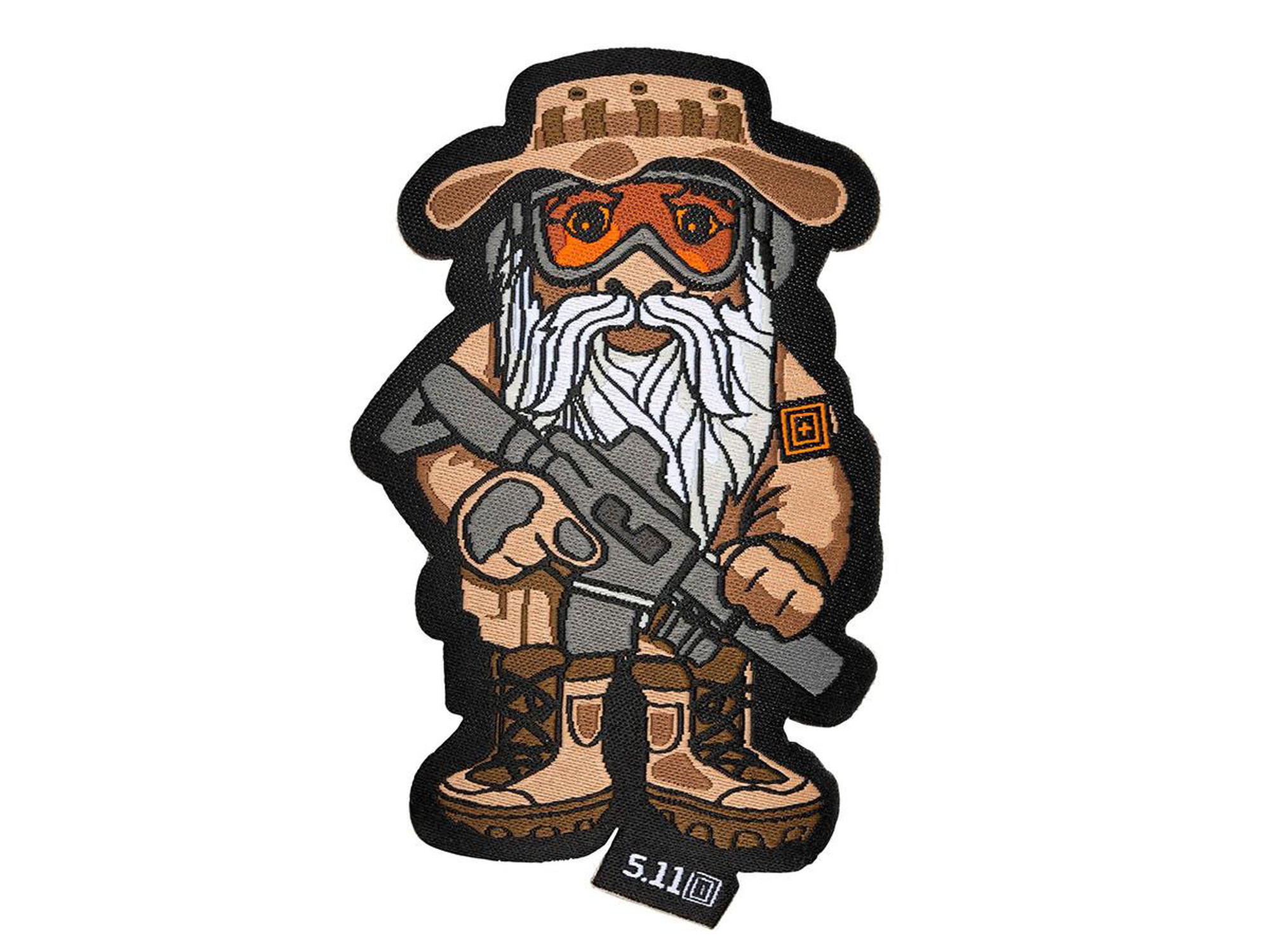 5.11 Tactical "Marine Recon Gnome" Embroidered Hook and Loop Morale Patch