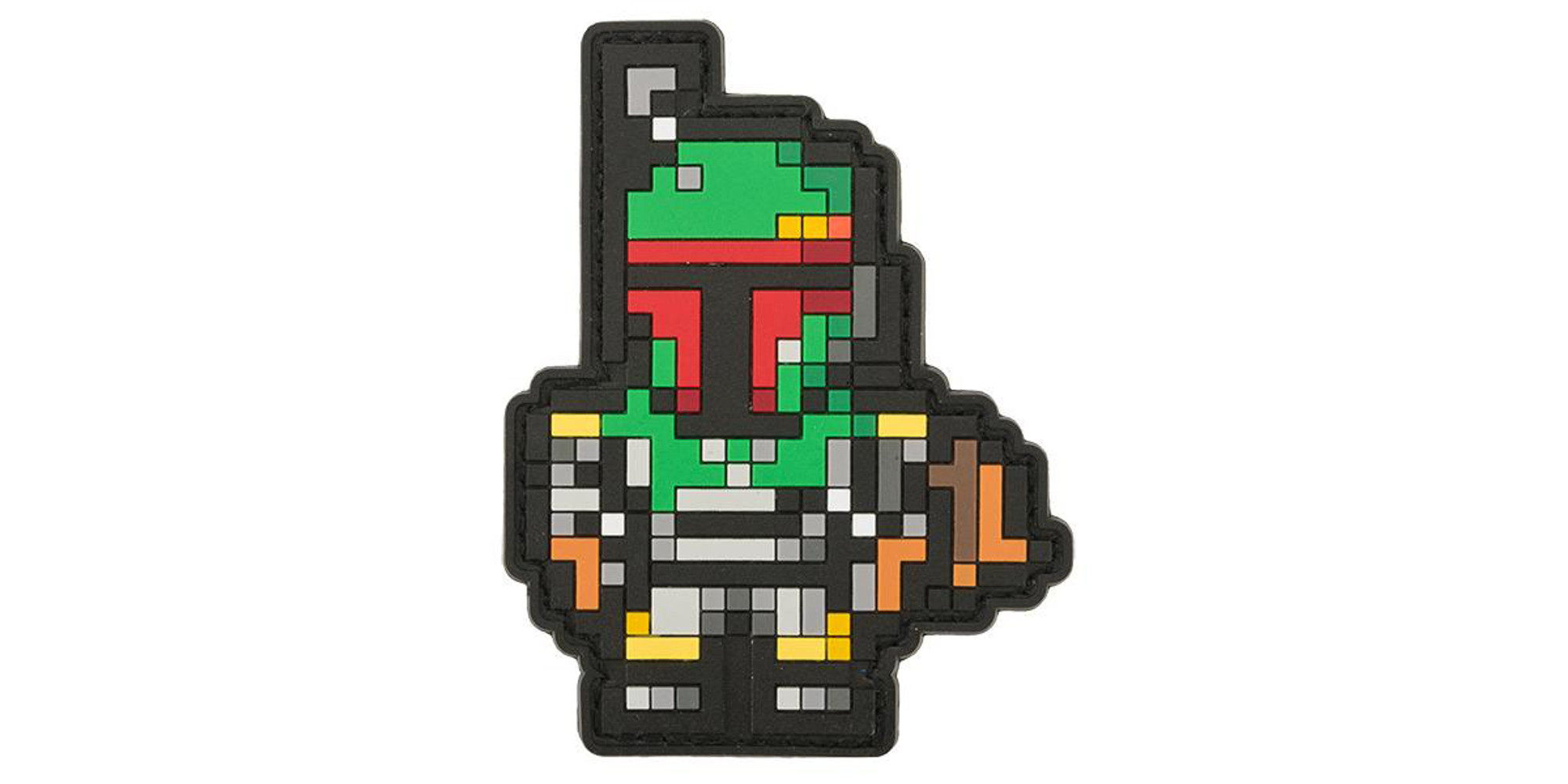 Aprilla Design PVC IFF Hook & Loop Patch - 8-Bit Boba V2