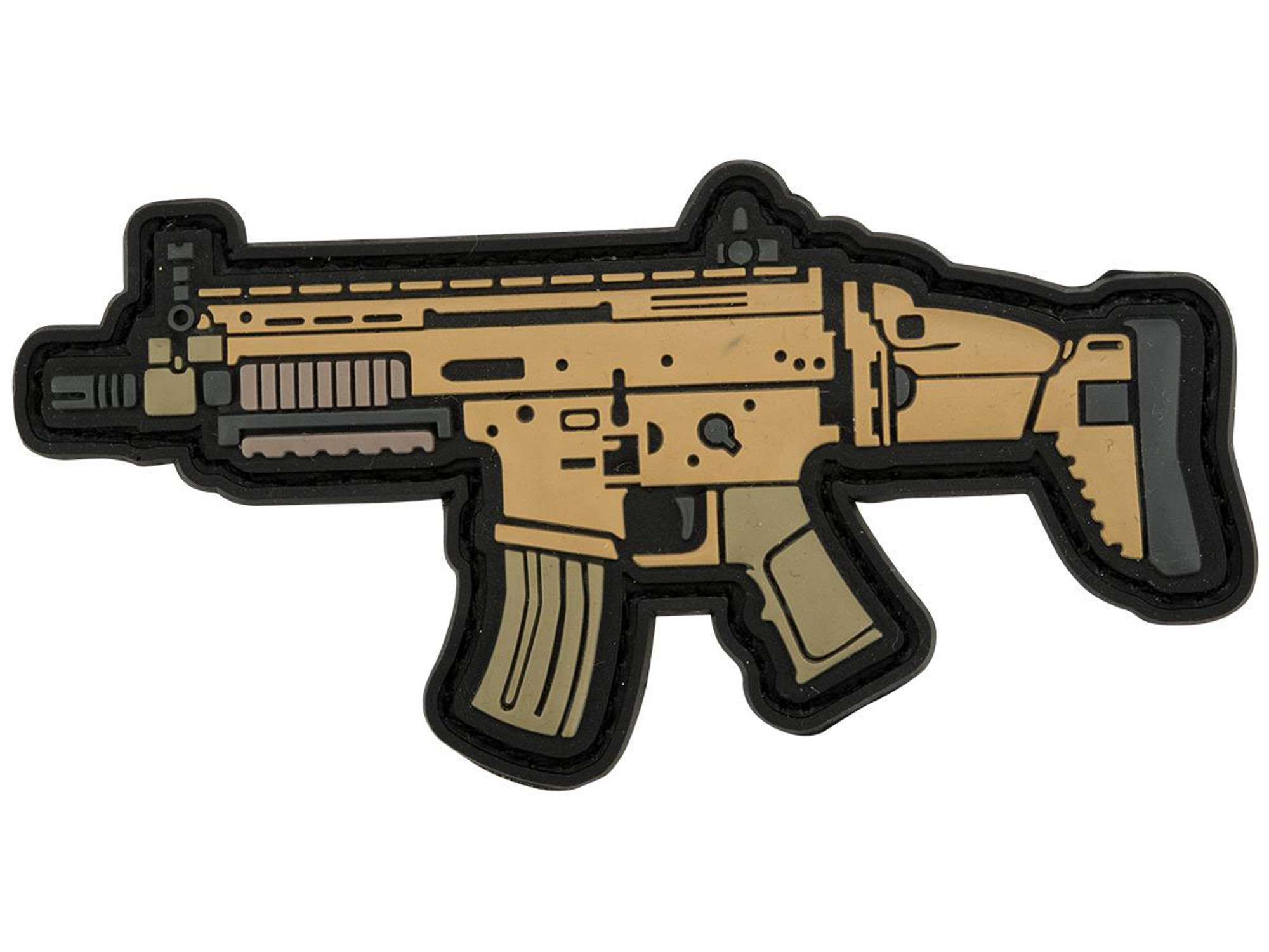 Aprilla Design PVC IFF Hook and Loop Modern Warfare Series Patch (Gun: SCAR 16)