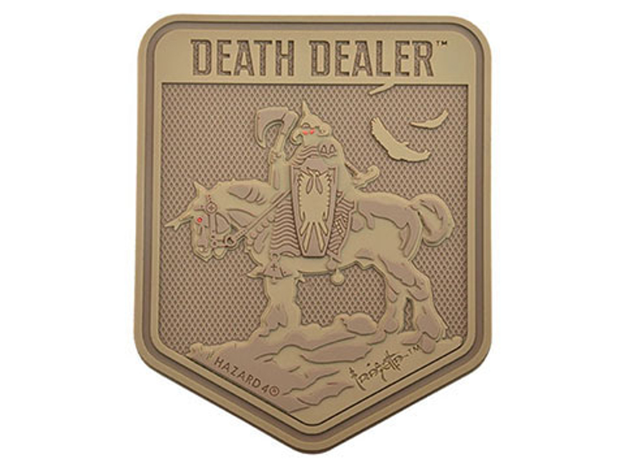 Hazard 4 Death Dealer by Frank Frazetta Patch (Color: Coyote)