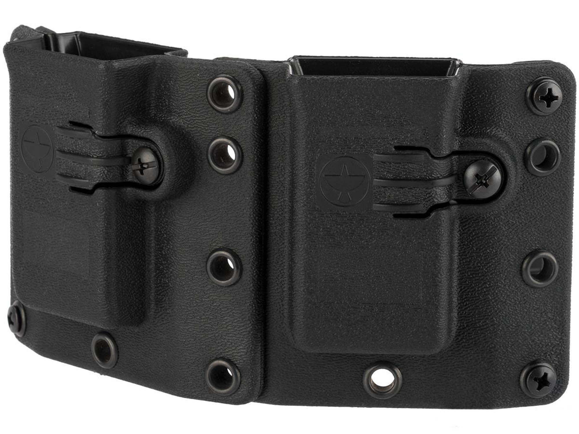 Raven Concealment Short Profile Omnidirectional Pistol Magazine Carrier w/ 1.5" Belt Loops (Type: Double-Double Stack 9mm / .40 S&W)