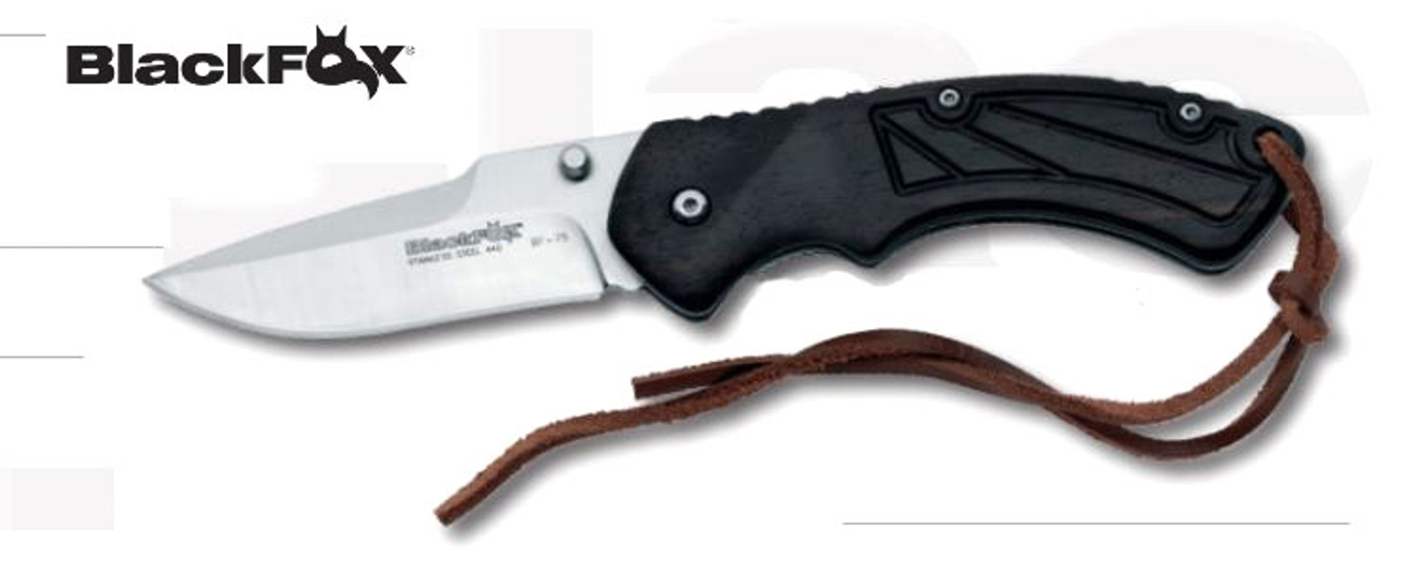 BlackFox BF75 Folder, 440A, Sandalwood/SS Framelock 01FX284