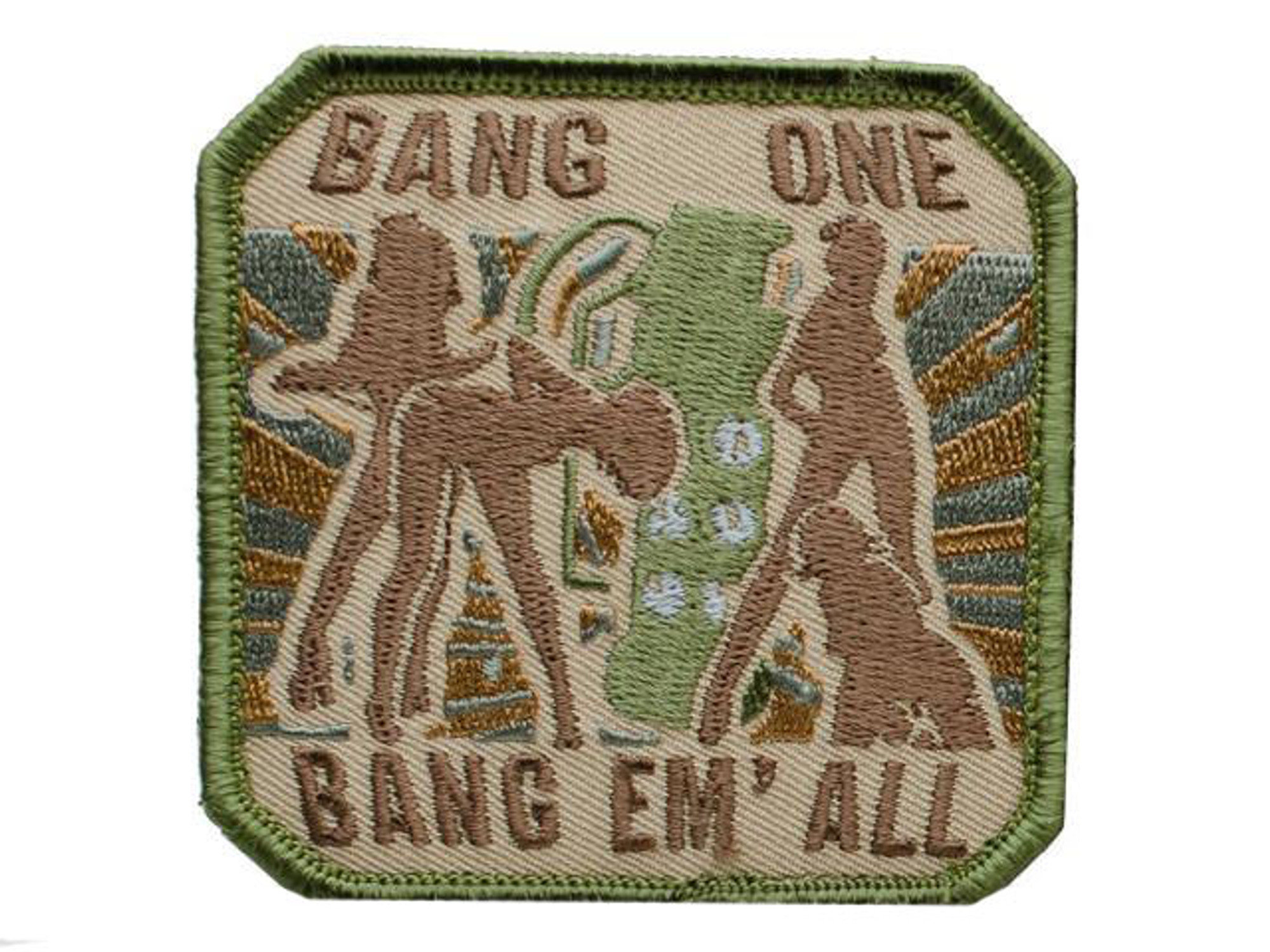 Mil-Spec Monkey "Bang One, Bang Em All" Patch - (Large / Arid)