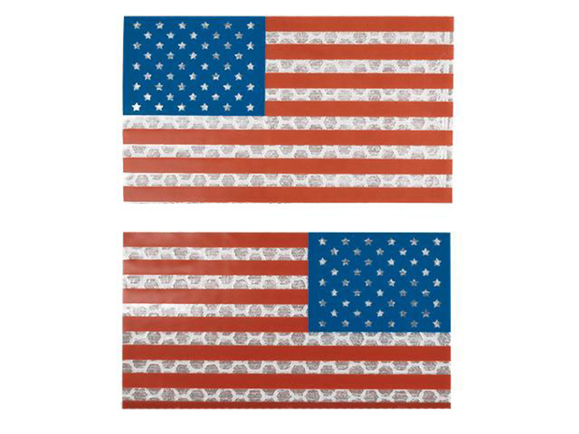 Matrix IR Reflective United States PVC Flag Patch Set (Full Color)