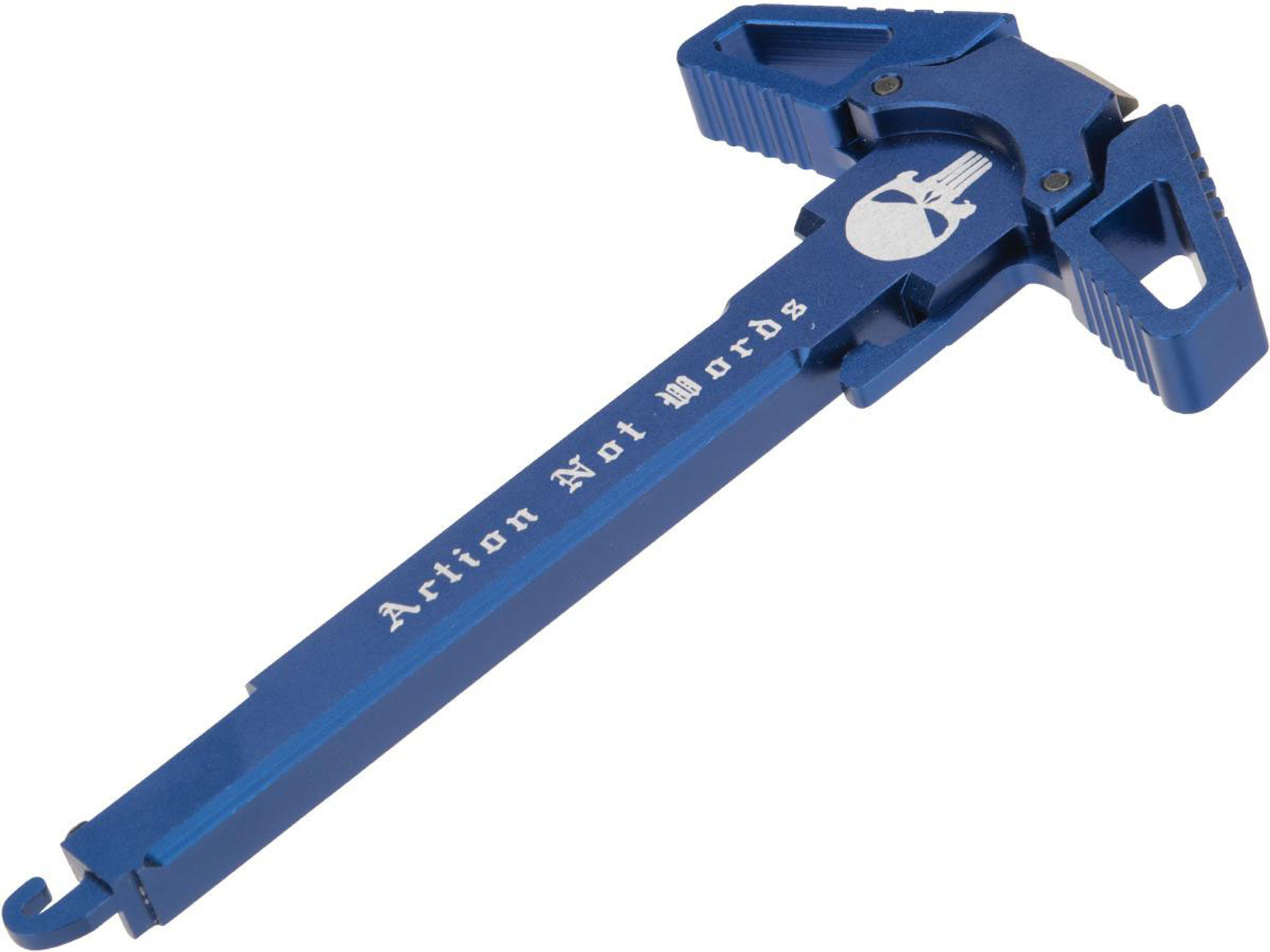 Angel Custom "Swift" Charging Handle for AR-15 M4 M16 Airsoft AEG Rifles (Logo: Blue / Actions Not Words)