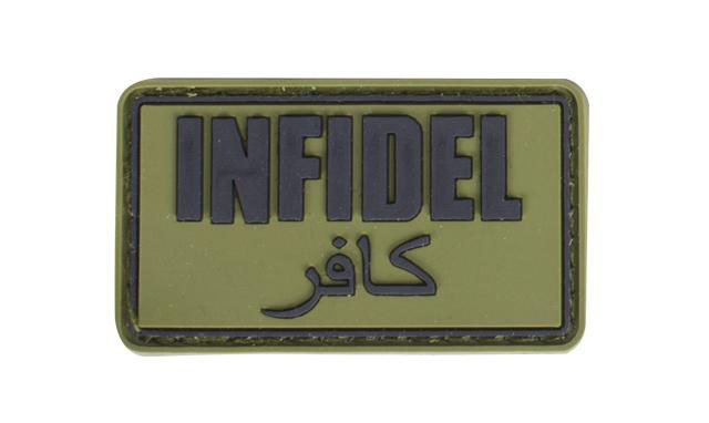 Matrix "Infidel" Morale PVC Patch - (OD Green)