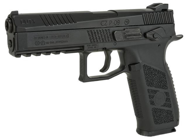 ASG CZ P-09 Duty .177Cal CO2 Pistol .177Cal - Black - Hero Outdoors