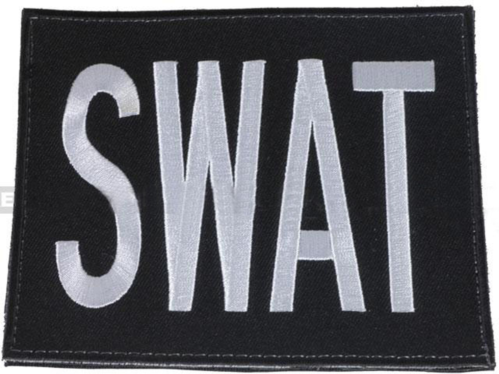 Movie Prop Tactical 4" x 4.5" Hook and Loop Patch - SWAT