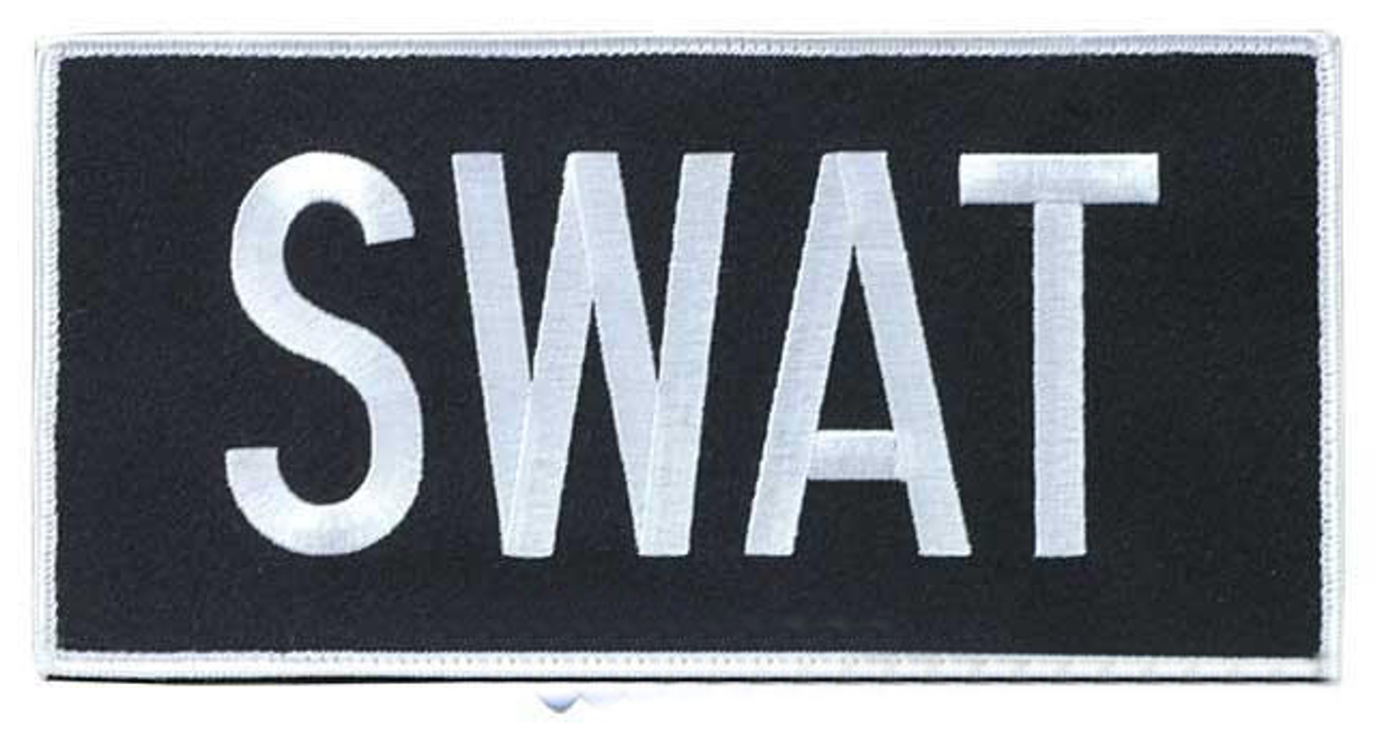 Movie Prop Tactical 8" x 4" Hook and Loop Patch - SWAT