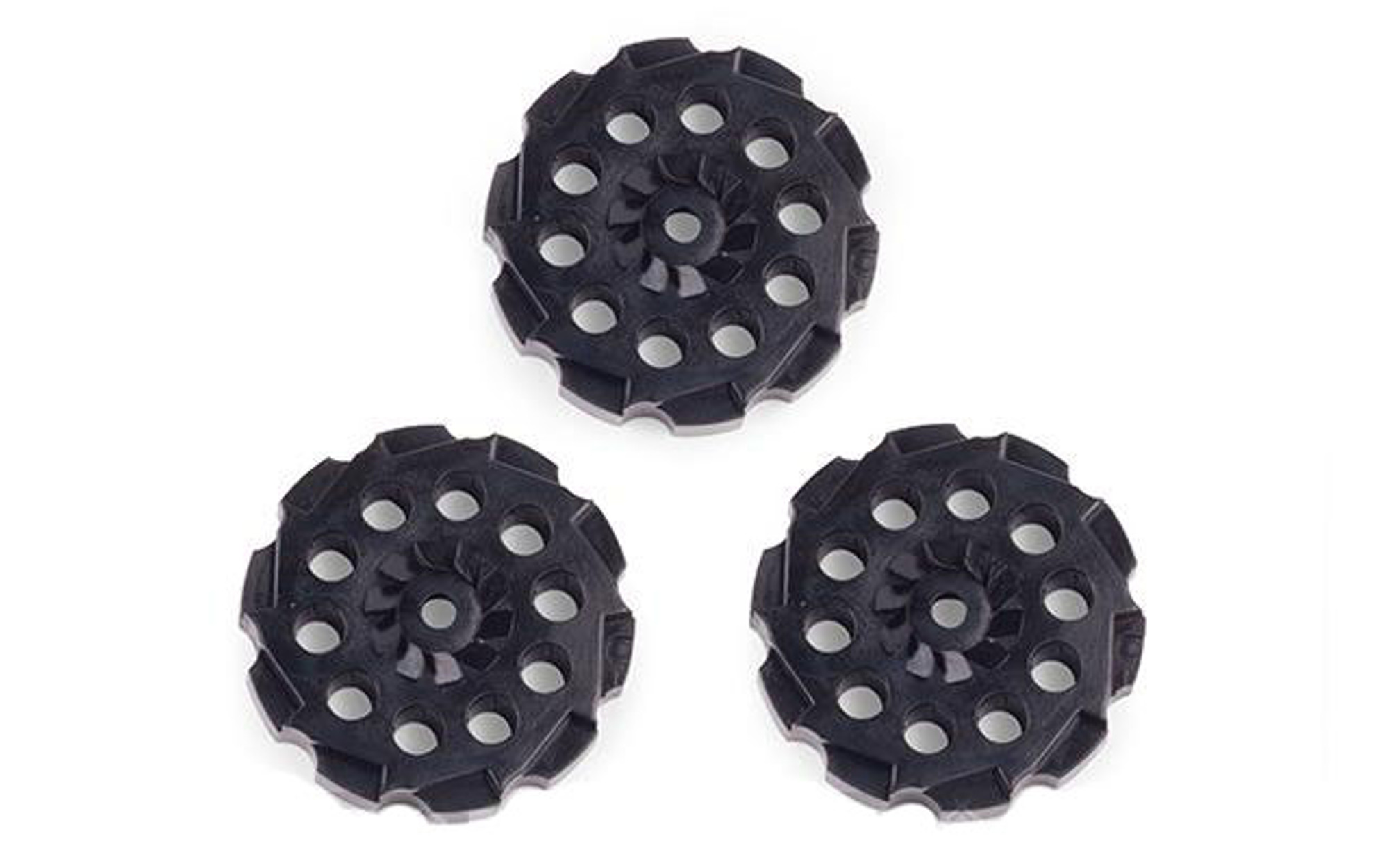 Crosman Spare Pellet Clips for Vigilante & 357 CO2 Powered Airgun Revolvers (FOR AIRGUN USE ONLY) - Set of 3
