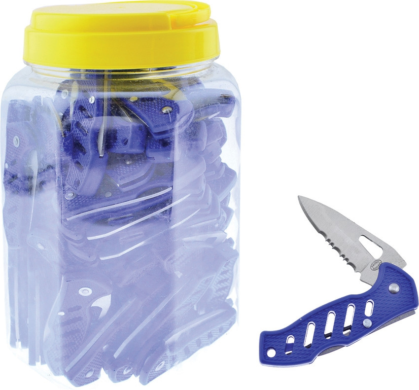 Blue Lockback Jar of 75