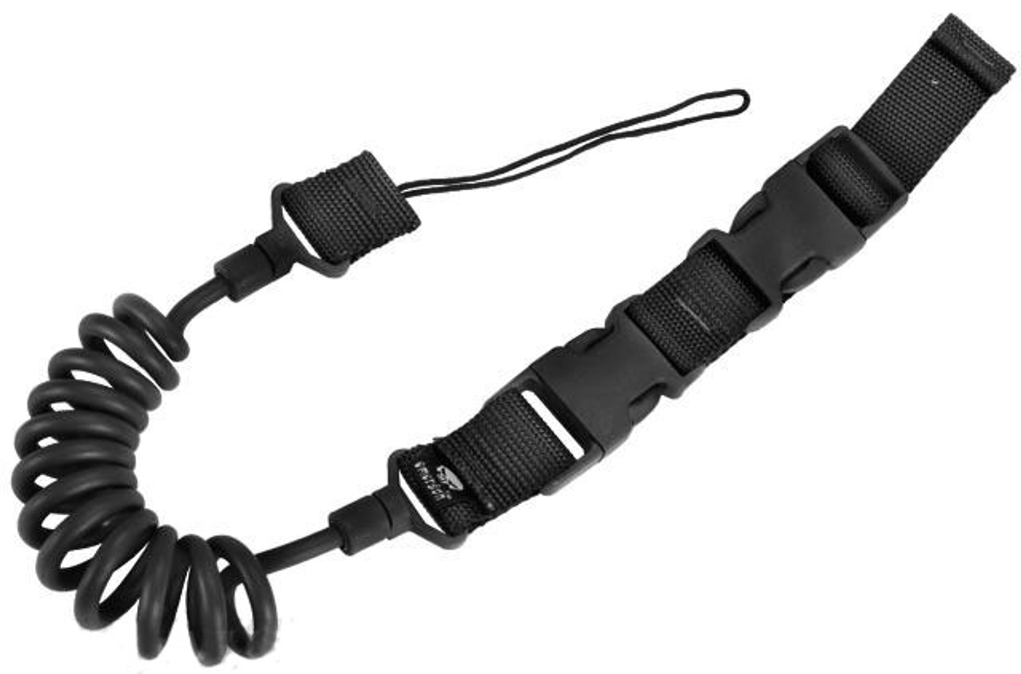 M1 Type Stealth Pistol Retention Lanyard - Black