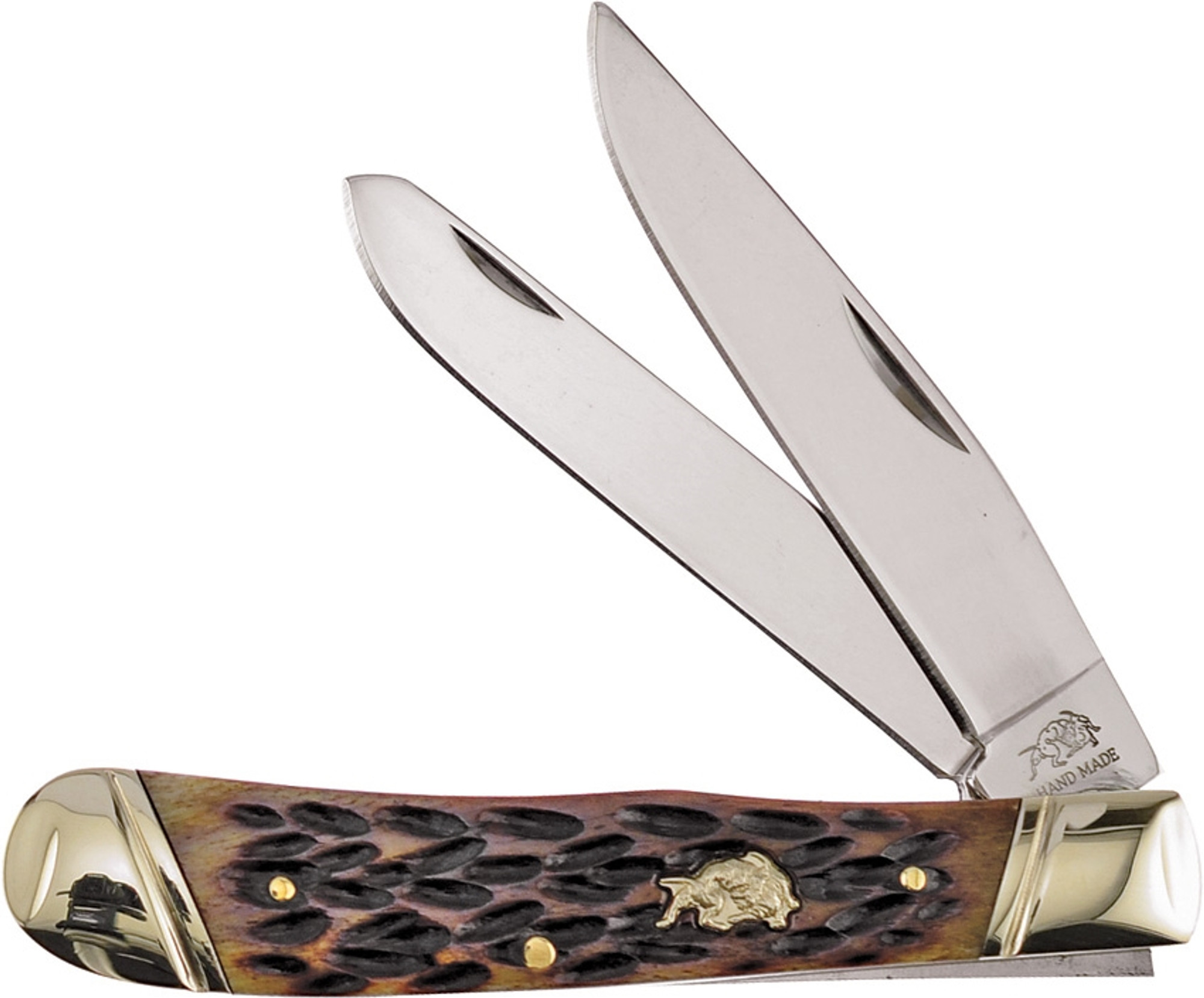 Bulldog Trapper Antique Bone