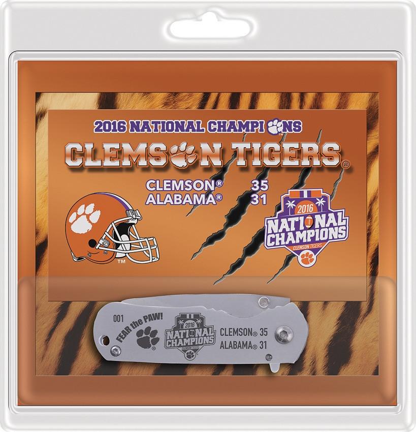 Clemson Tigers Framelock FCU16CP107