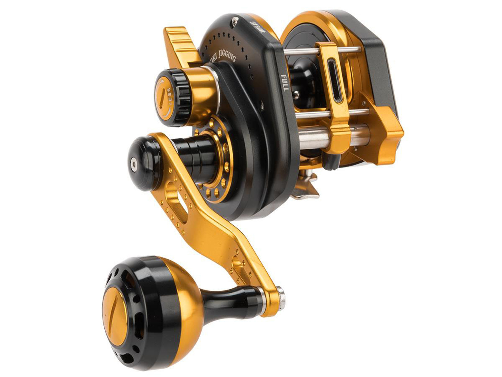 Jigging Master Wiki Violent Slow Lever Wind Fishing Reel w/ Automatic Line Guide (Model: 2000H Right Black)