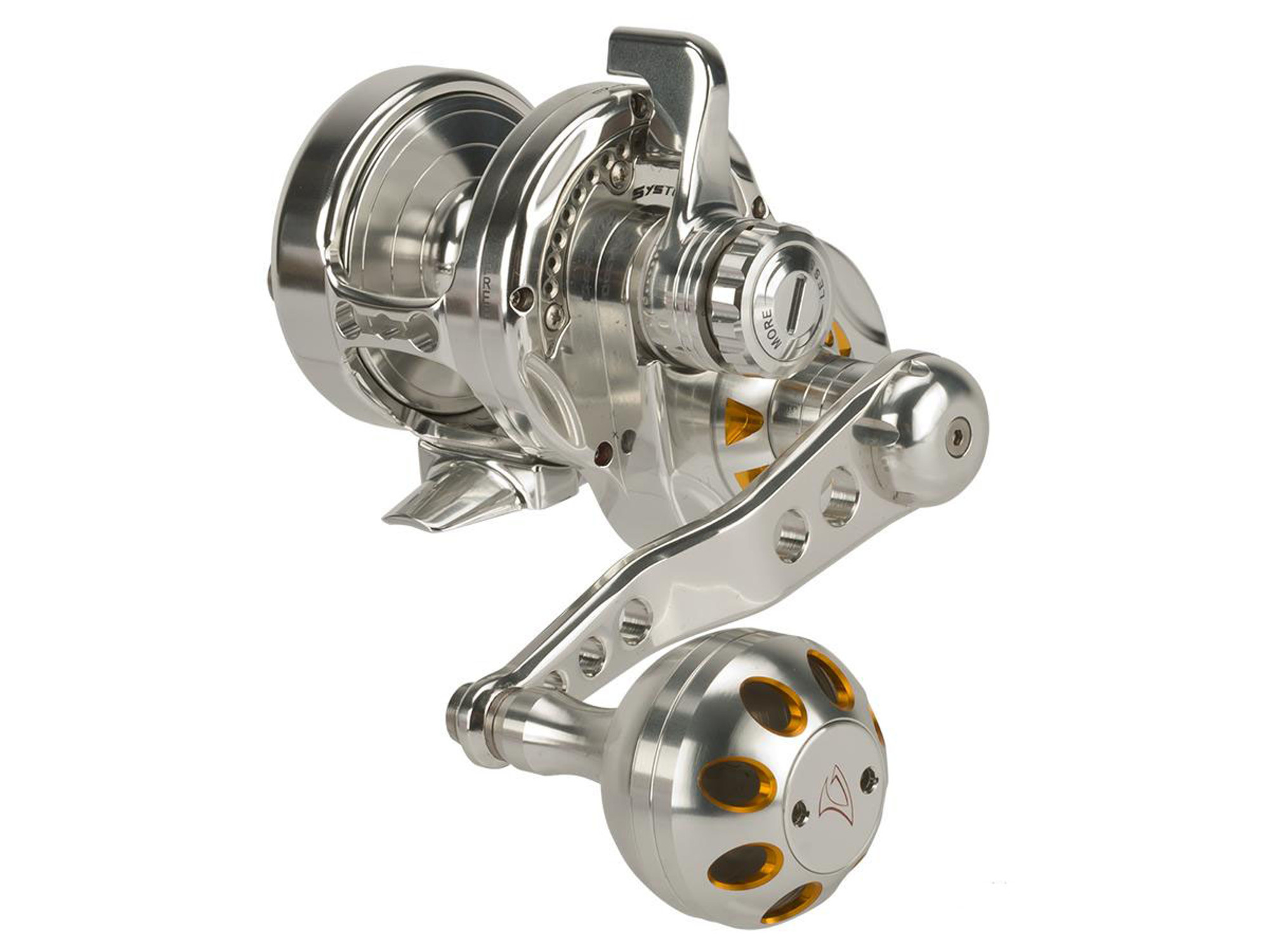 Jigging Master Monster Game High Speed Fishing Reel - Silver / Silver (Size: PE2)